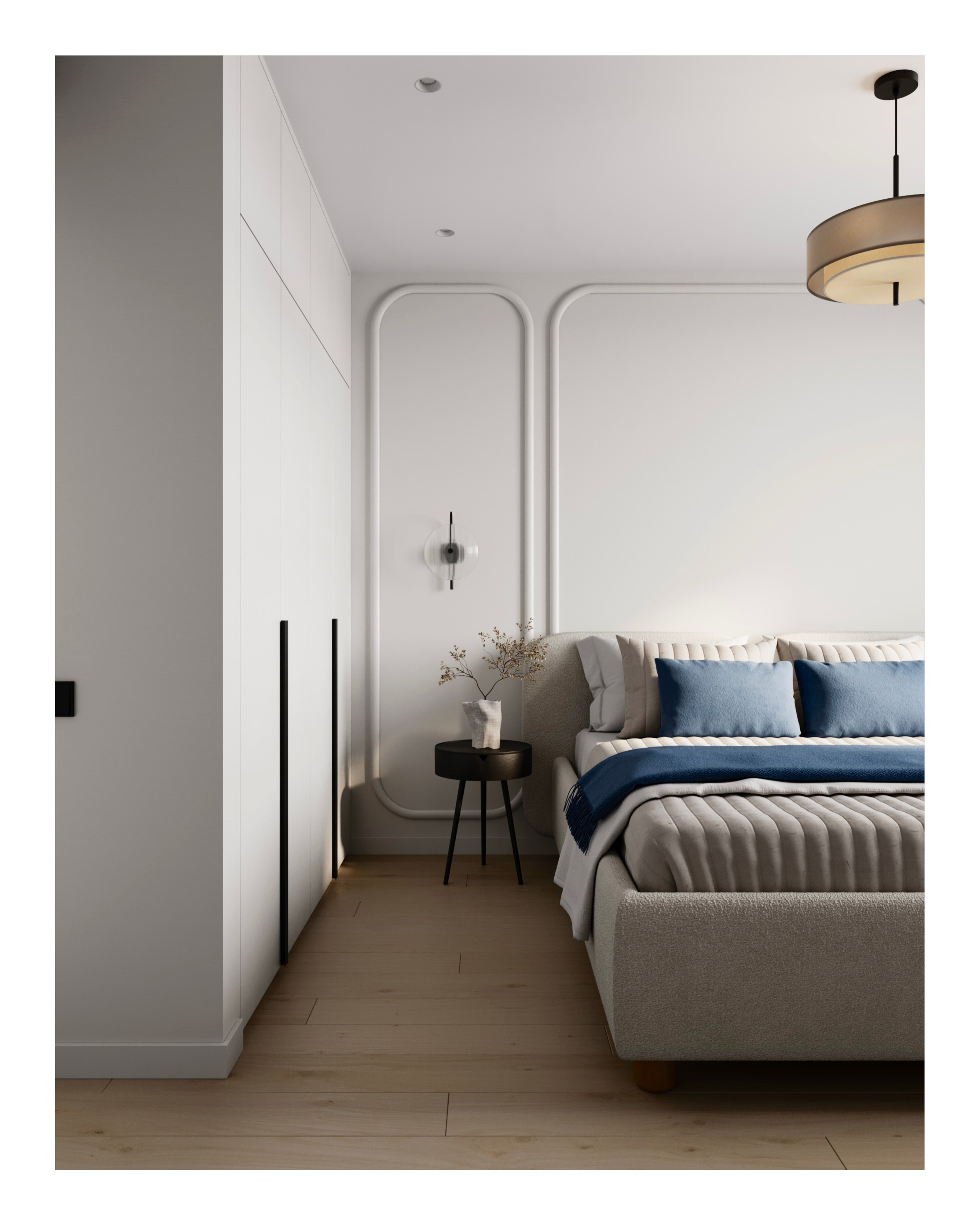 Light minimalistic interior 2. Cg artist Shchapov Dmitry