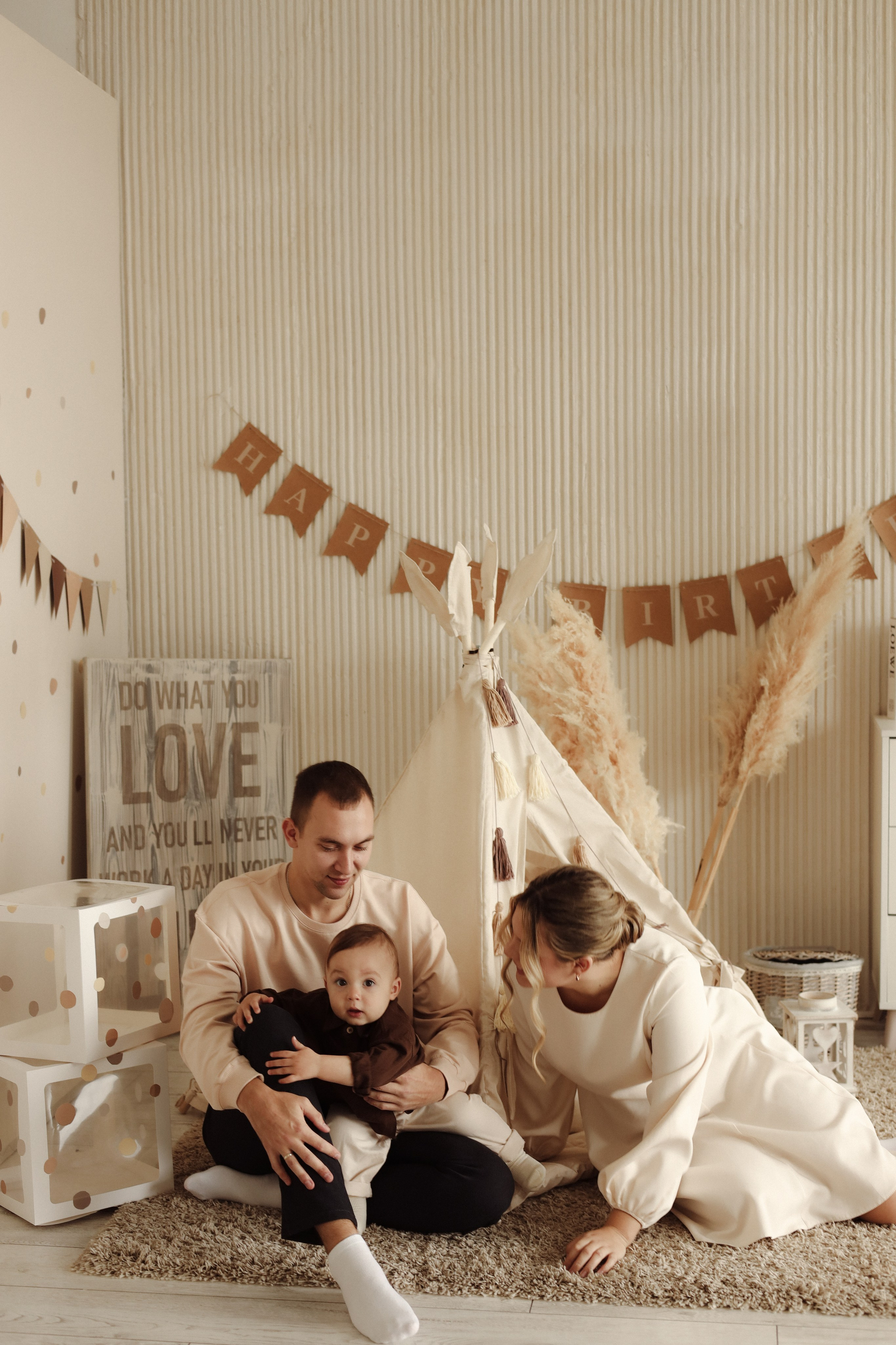 Вадим, Глебушка, Лиза. Фотограф Мария Лаенко