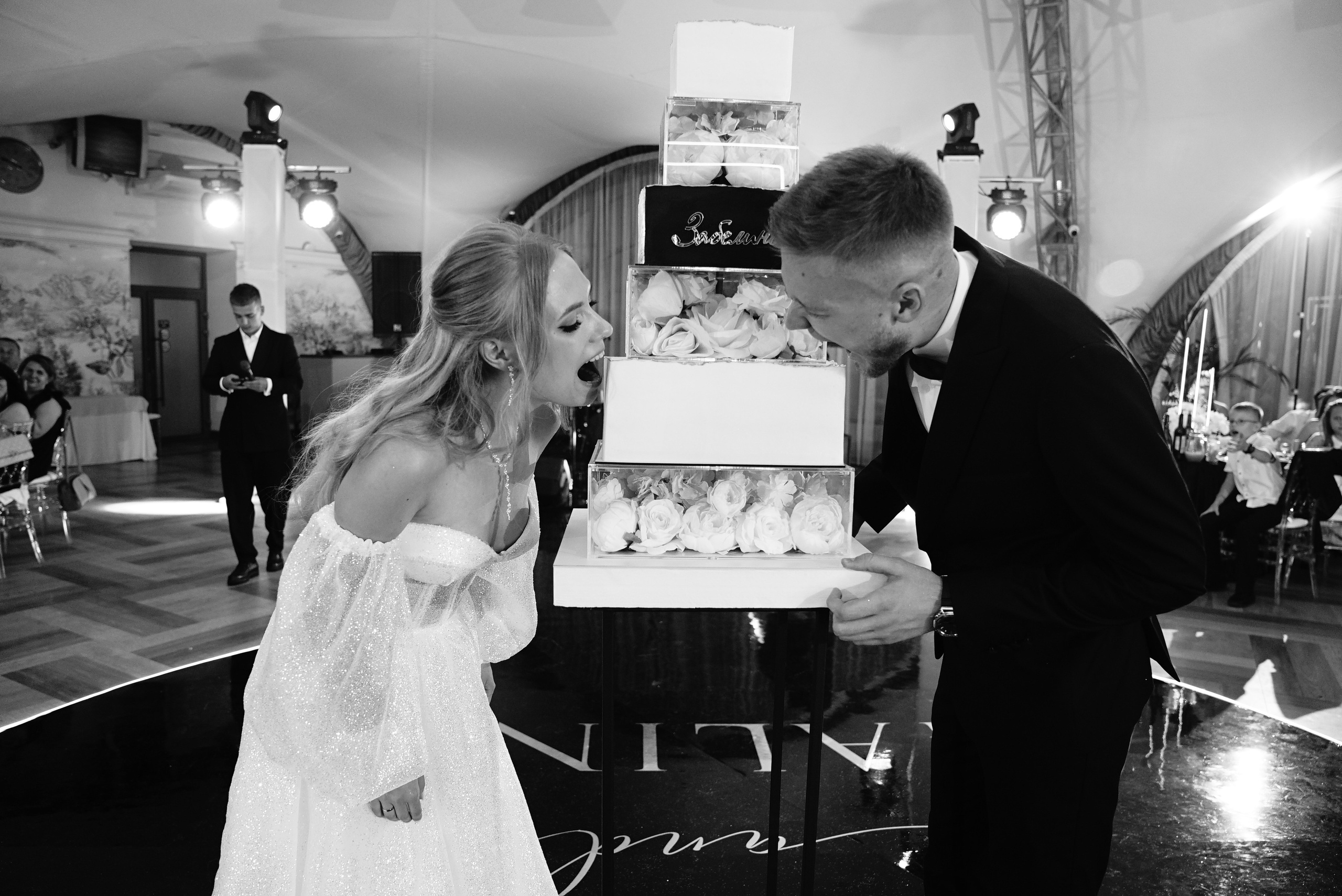 Никита и Галина чб. Свадебный фотограф в Самаре Анна Ковалева