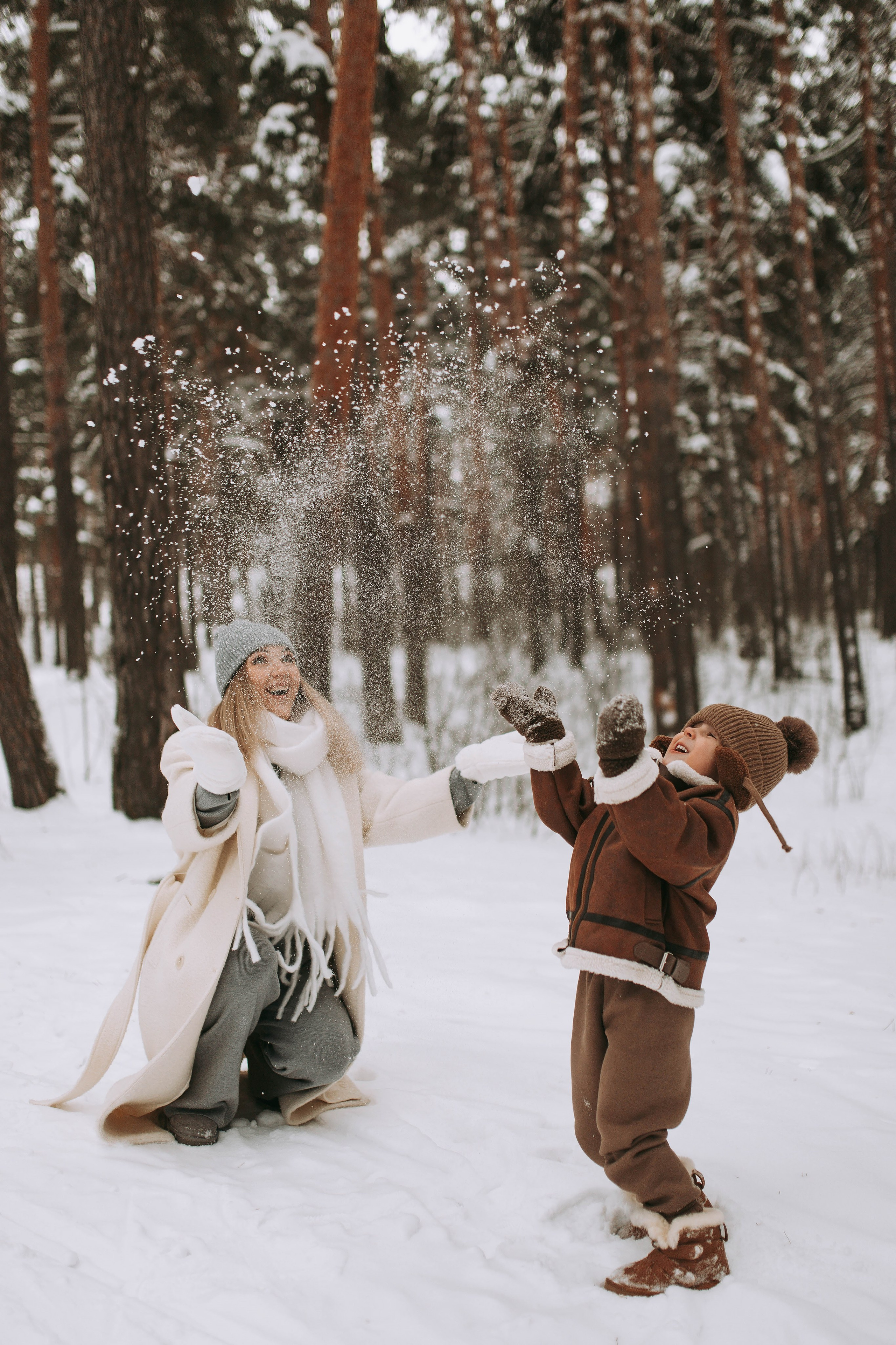 Зимняя прогулка по лесу. Свадебный и семейный фотограф в Нижнем Новгороде