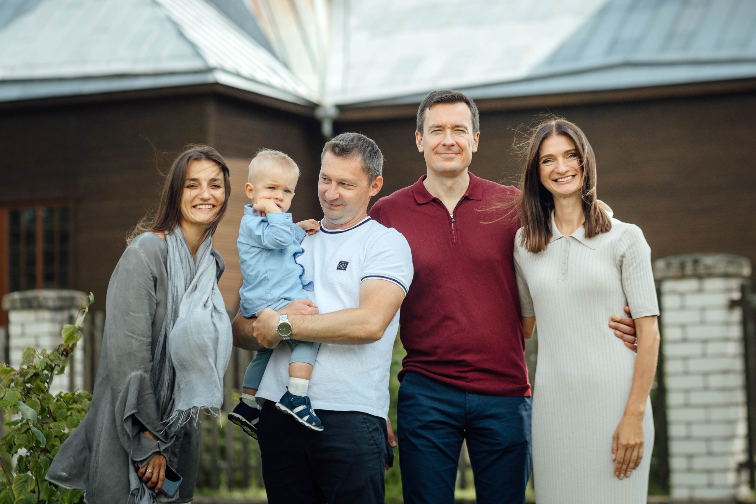 Крещение Тимофея, д. Киевец, храм Святой Троицы, август 2025