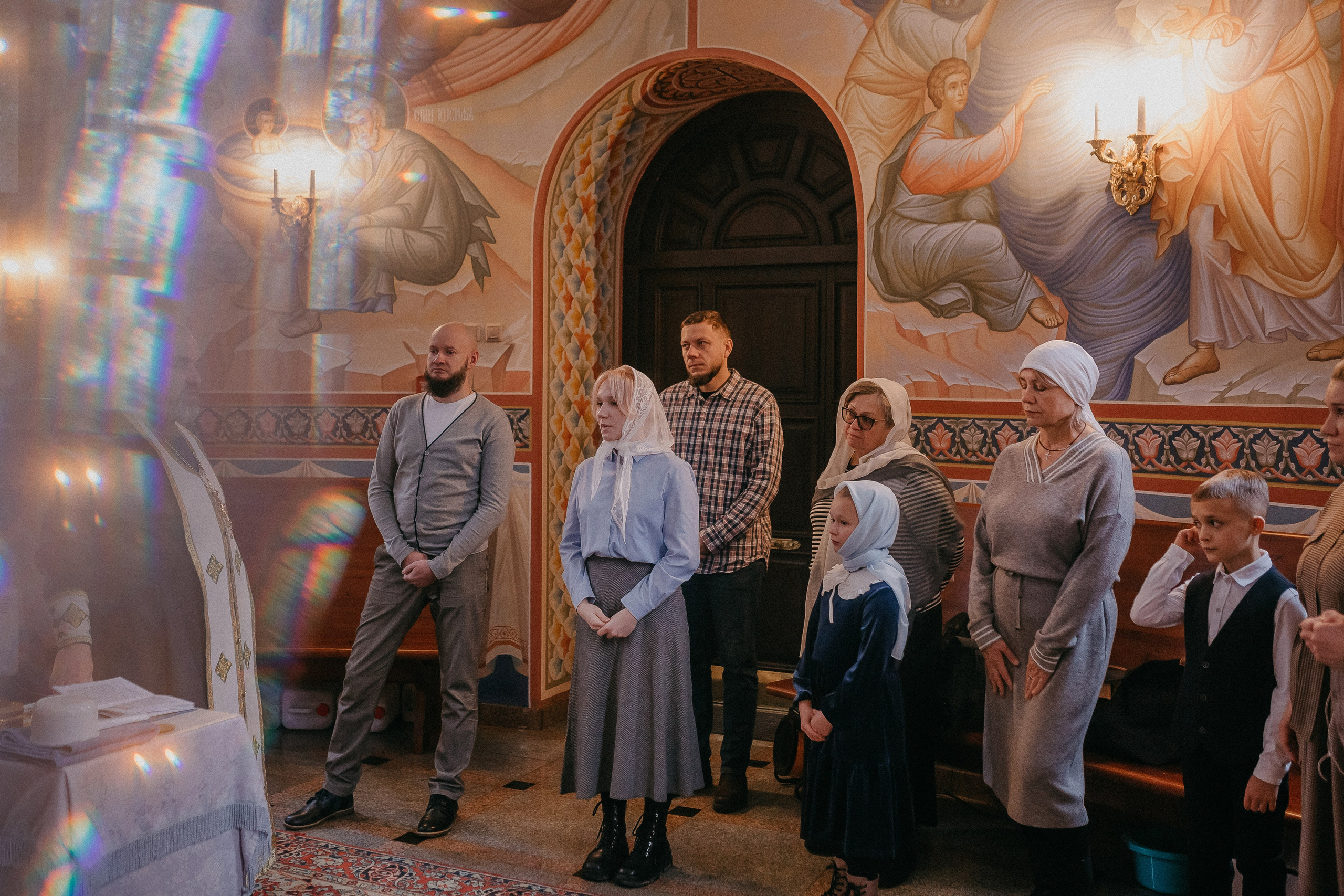 Крещение Владимира. Храм Георгия Победоносца. Семейный фотограф в Сургуте