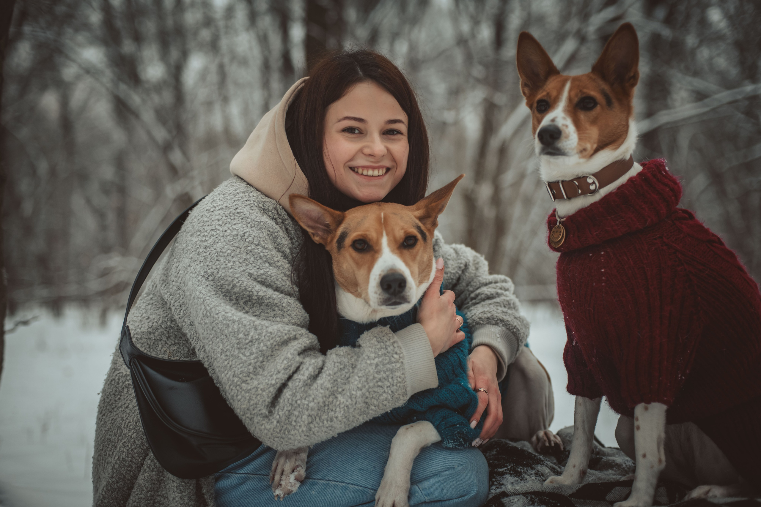 Анастасия, Лакки и Поночка. Воронцовский парк. Фотограф-анималист, Brand-фотограф в Москве Евгения Кононенко