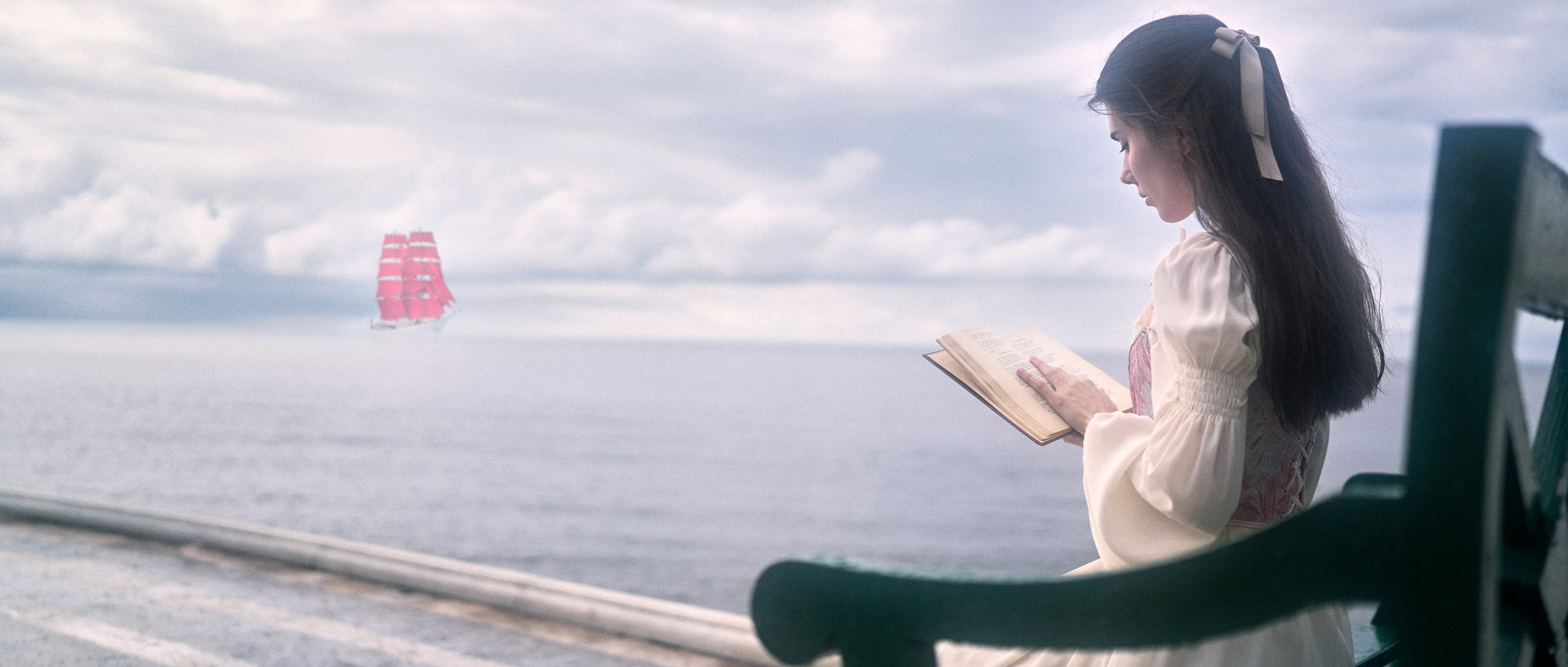 Scarlet Dream — стилизованная фотосессия «Алые паруса» в Петергофе, Верхний и Нижний парк, Санкт-Петербург. Сергей Горшенин — профессиональный фотограф