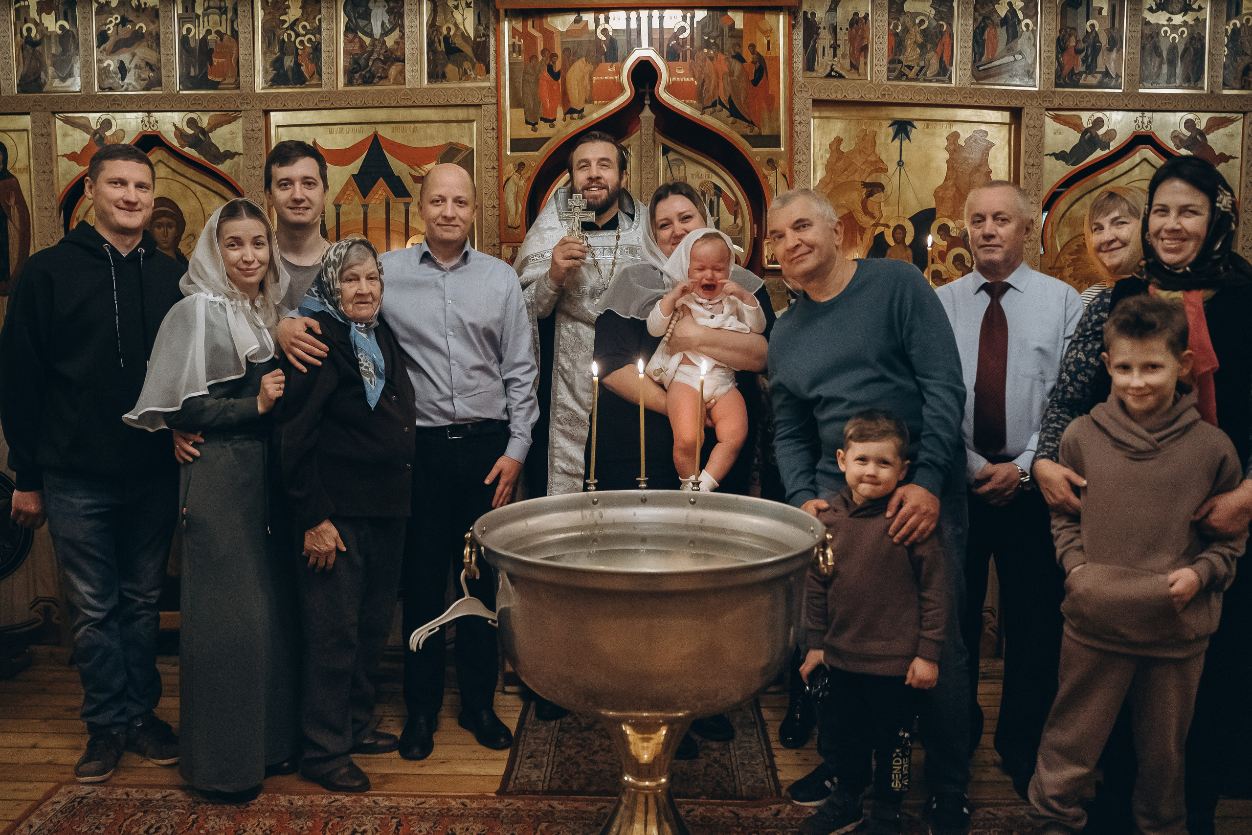 Фотосессия крещения Медведково. Фотограф Ольга Рубцова в Москве и Московской области