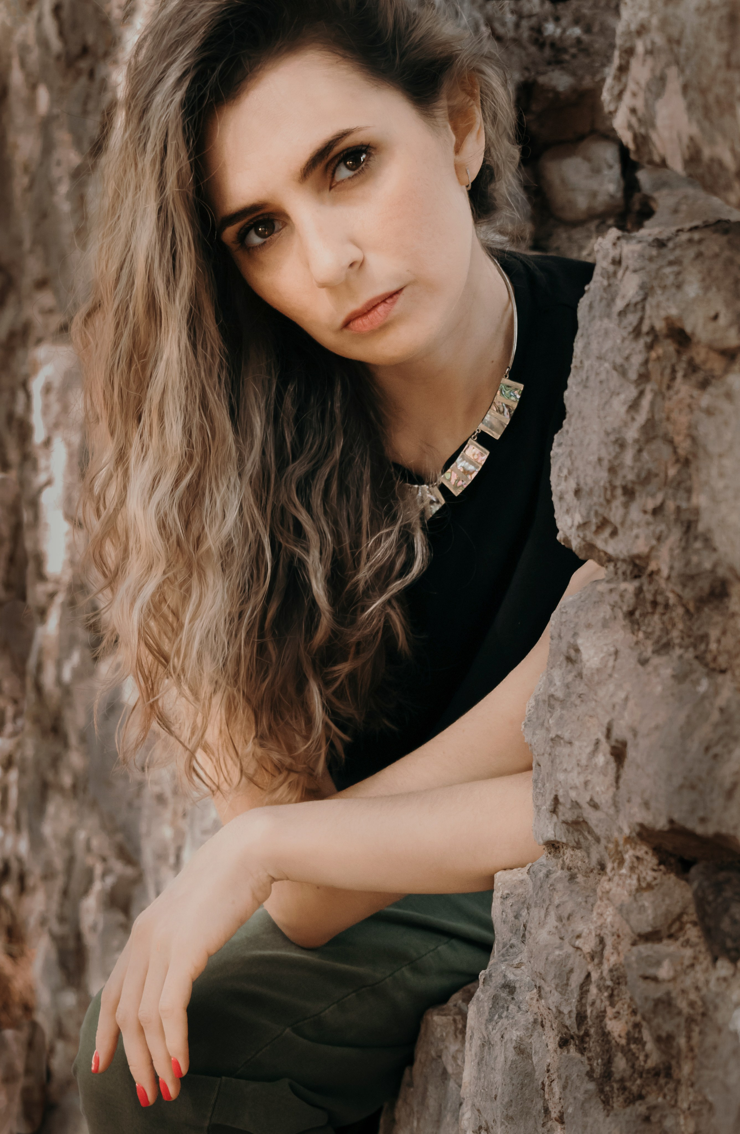 Women portrait photoshoot in Montenegro. Portrait photographer in Tivat Montenegro Katerina Kirsanova