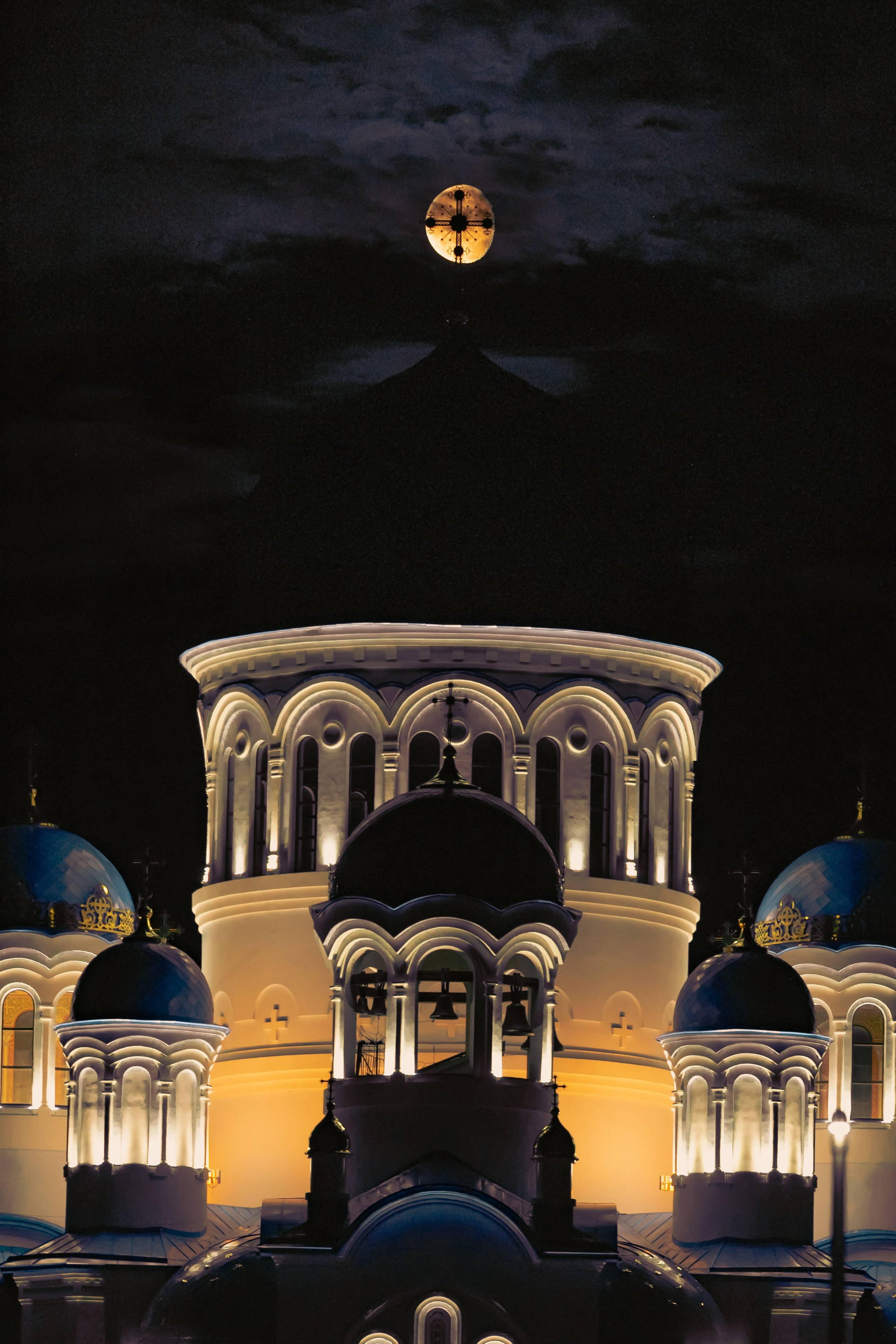 Город в ночи. Фотограф Елена Вишневская (Ушакова) Нефтеюганск, Сургут, Тюмень