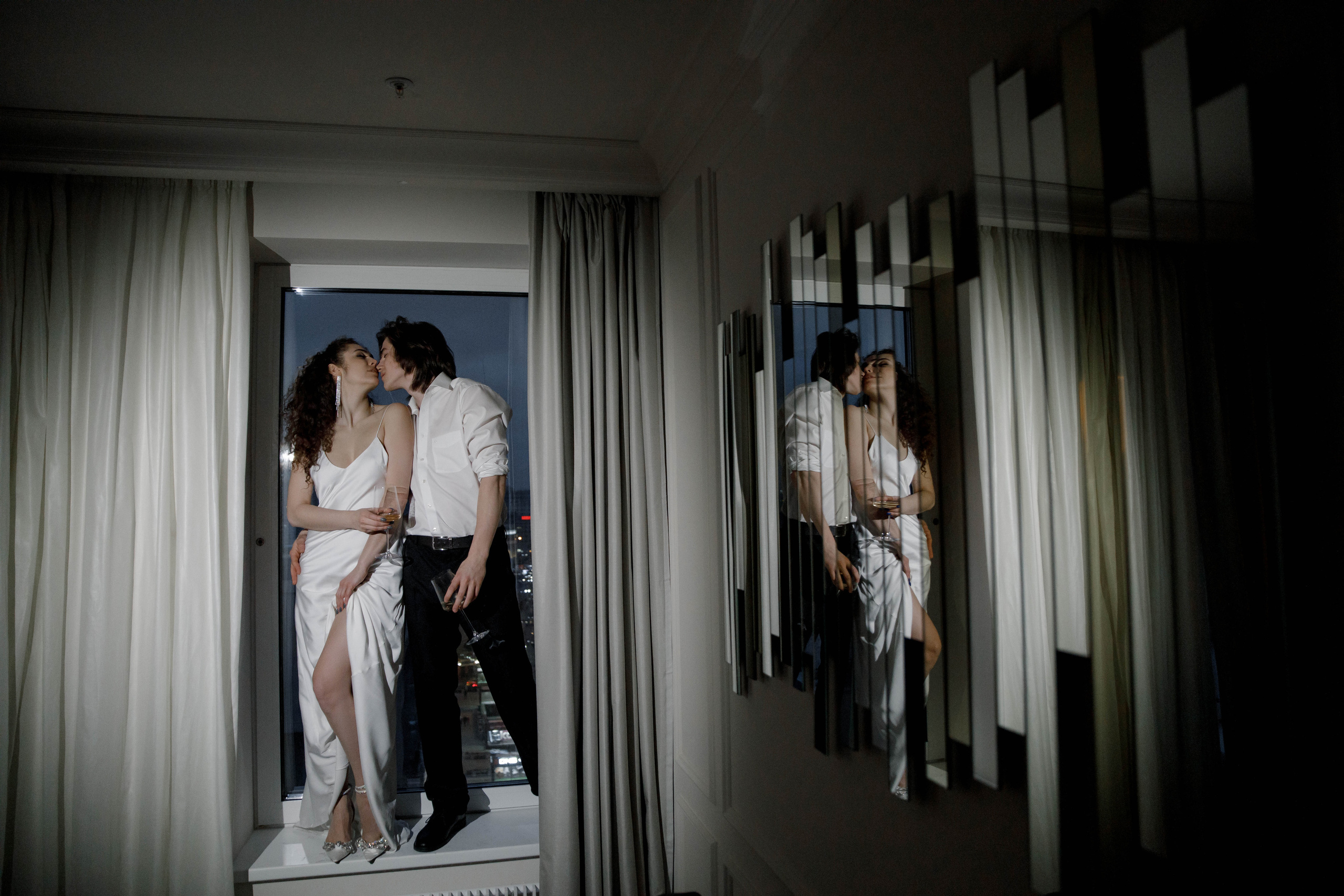 Кирилл и Стефани. Отель Марриотт Империал Плаза. Свадебный и семейный фотограф в Москве и Подмосковье Ольга Останина