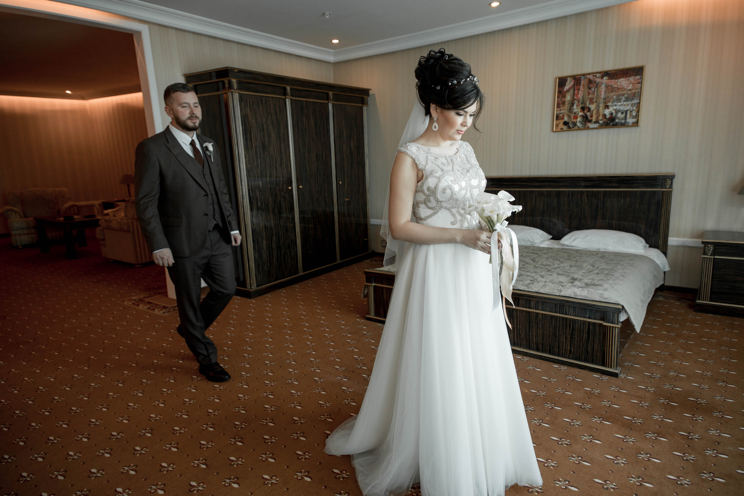 Алексей и Мария. Гостиница SK Royal Moscow. Свадебный и семейный фотограф в Москве и Подмосковье Ольга Останина