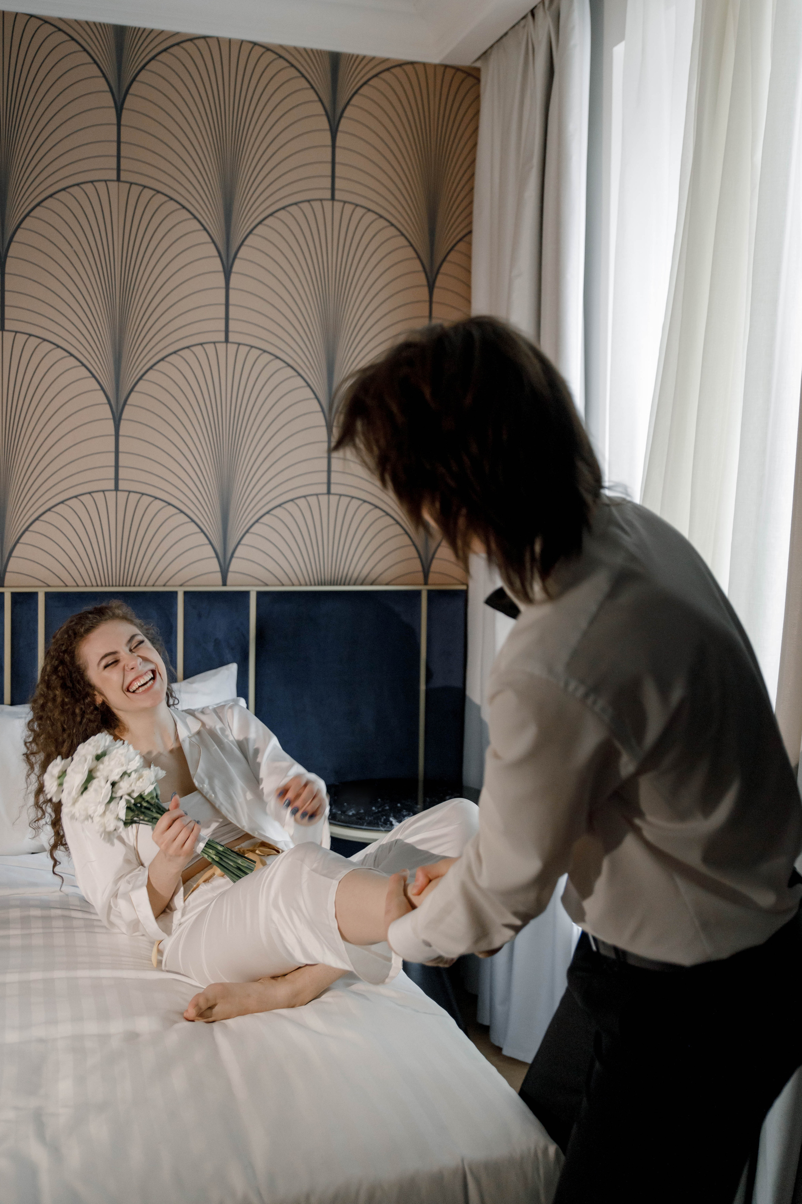 Кирилл и Стефани. Отель Марриотт Империал Плаза. Свадебный и семейный фотограф в Москве и Подмосковье Ольга Останина