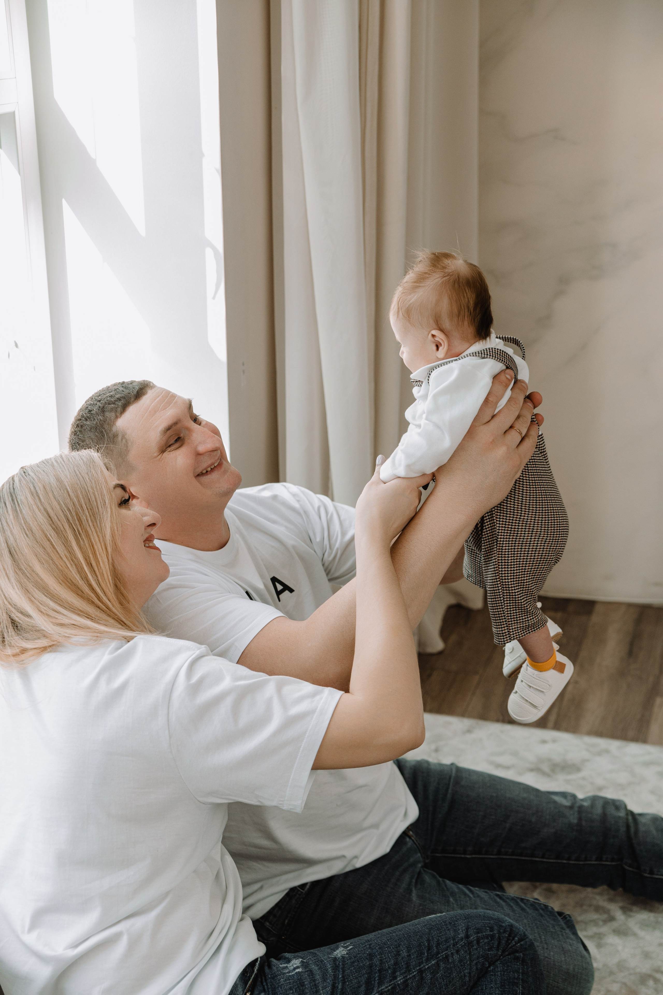 Юлия, Алексей и маленький Максим. Фотограф Воронеж Варвара