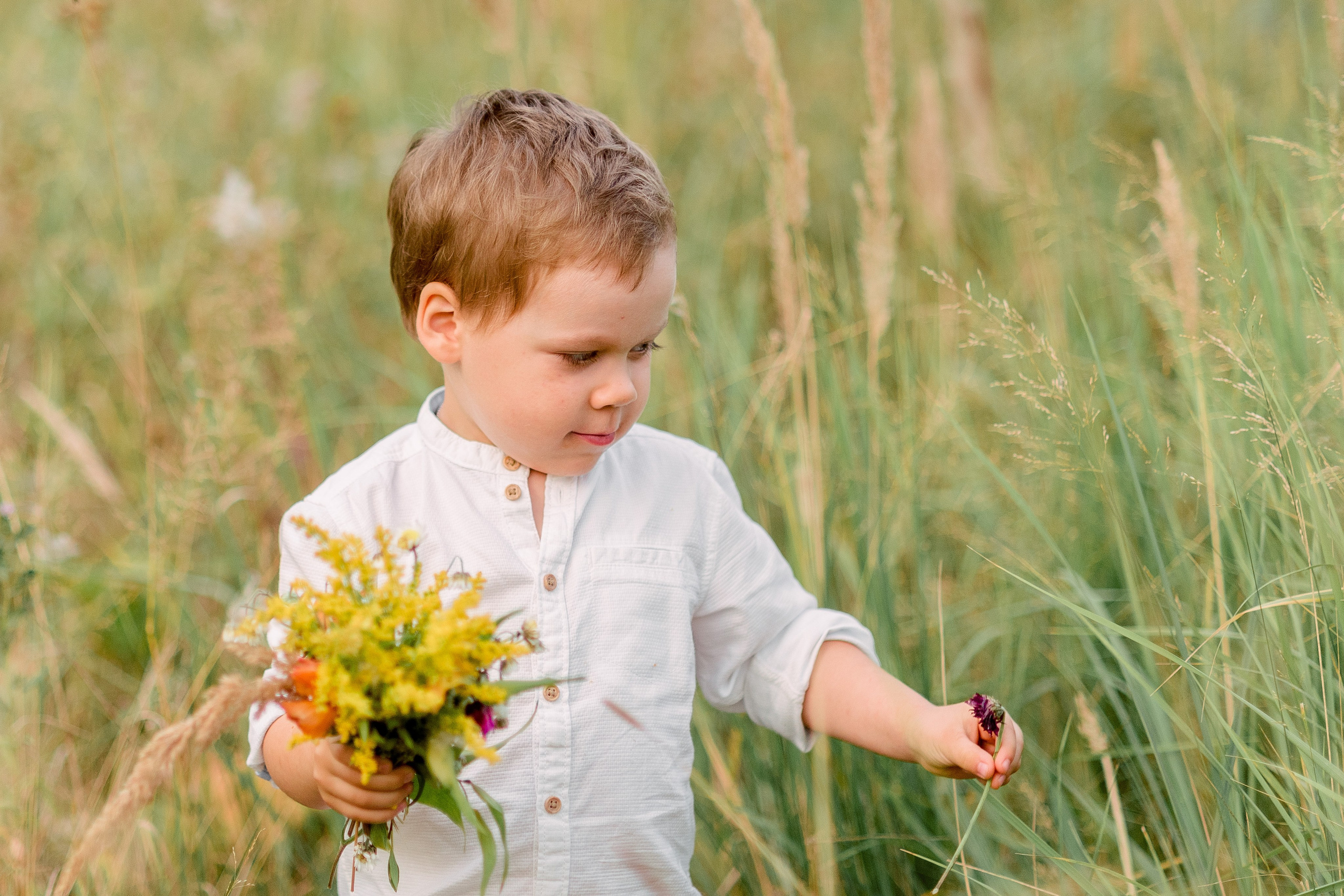 В поле. Фотограф Юлия Попова