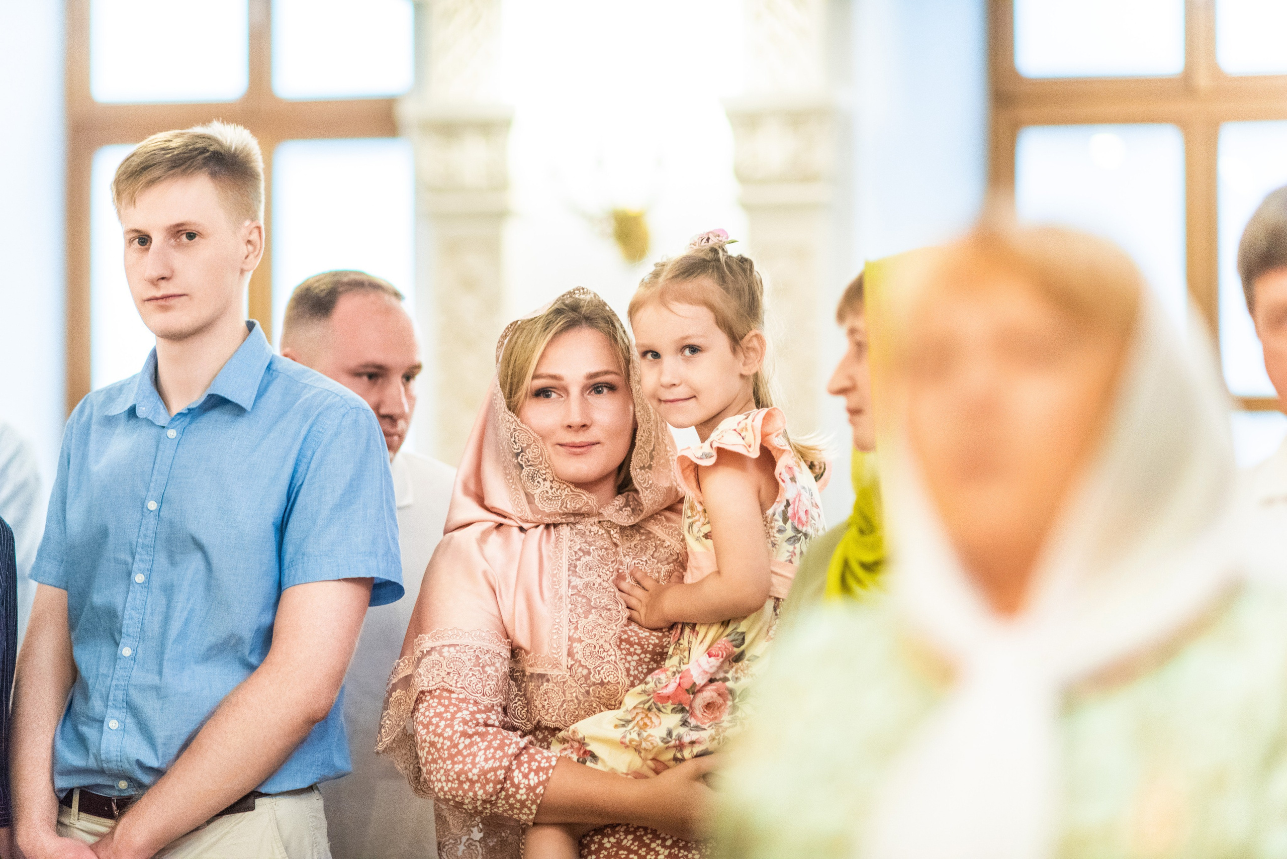 Крещении Ксении. Фотограф Юлия Попова