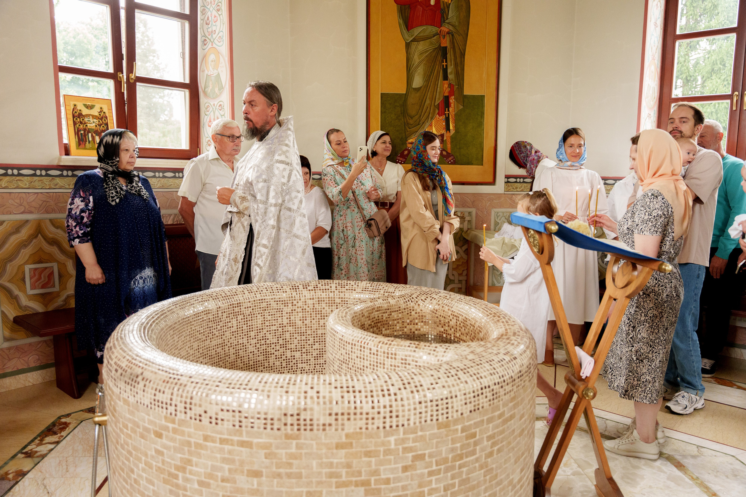 Крещение Полины. Фотограф Юлия Попова