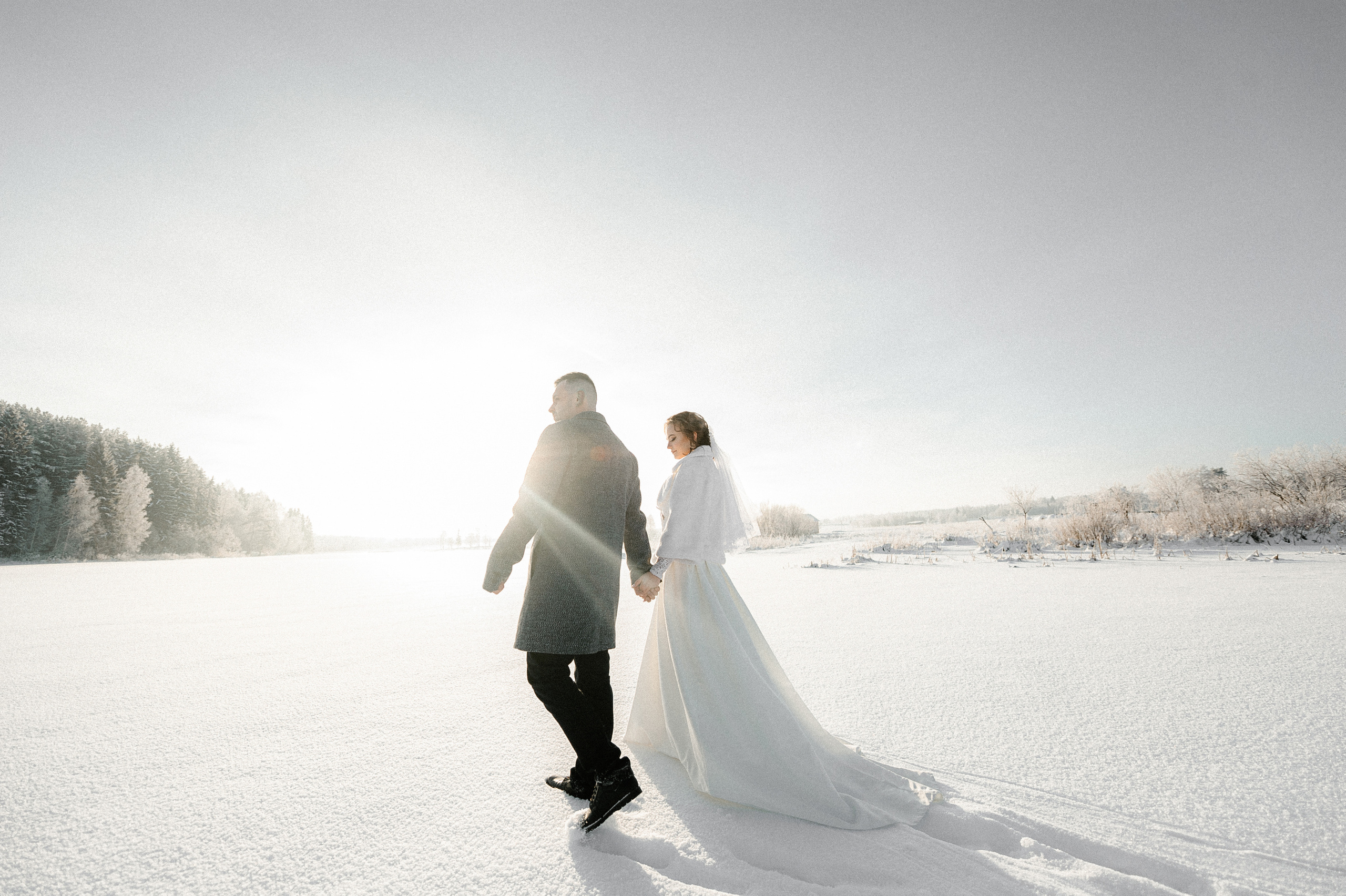 Свадьба зимой. Свадебный фотограф в Ярославле и Москве Руслан Иософатов