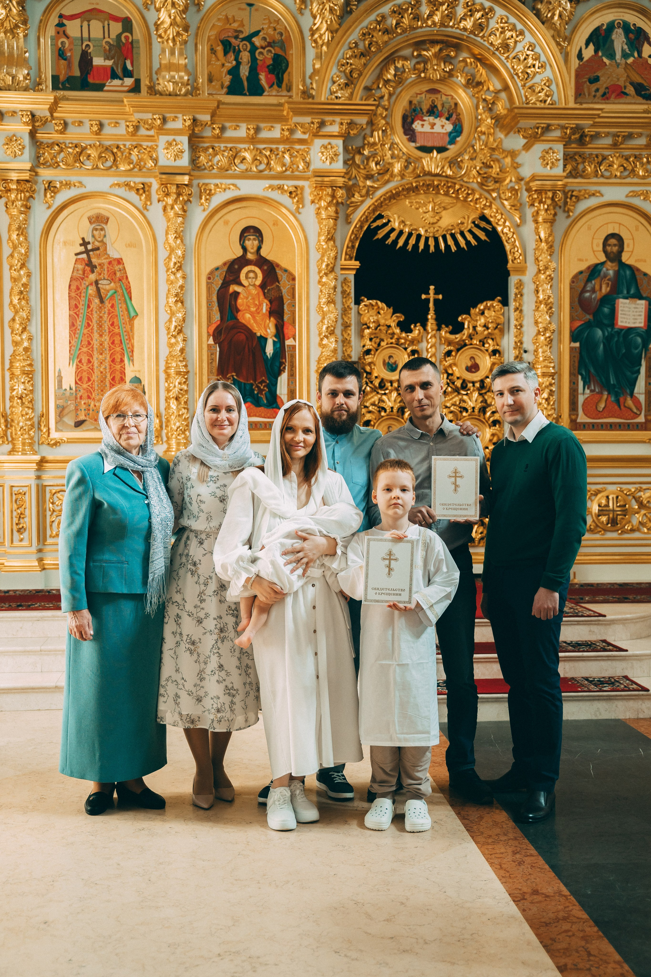 Крещение Арсения и Максима. Главная