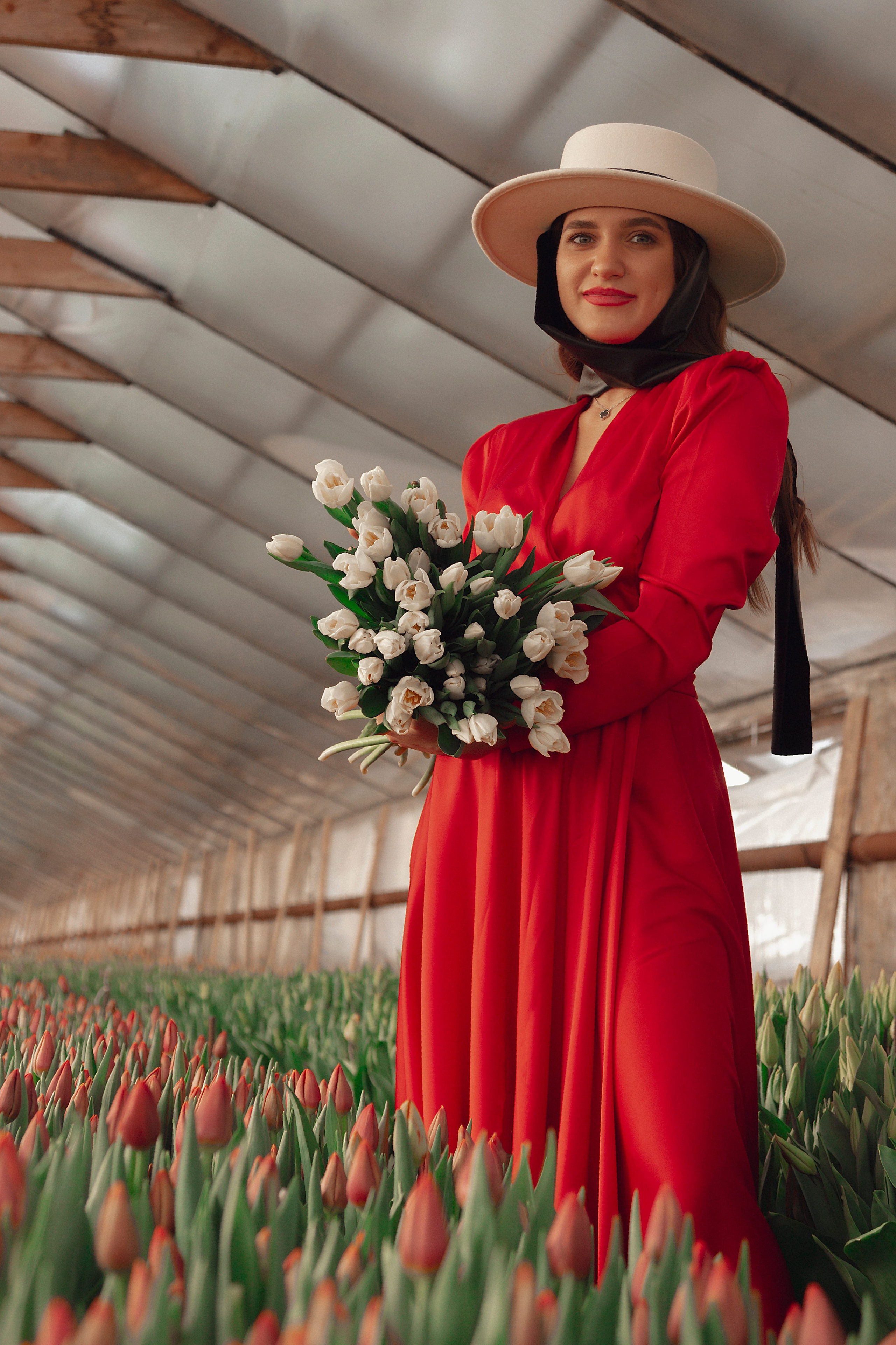 Фотодень в теплице с тюльпанами. Фотограф Ольга Бобб Нижний Новгород