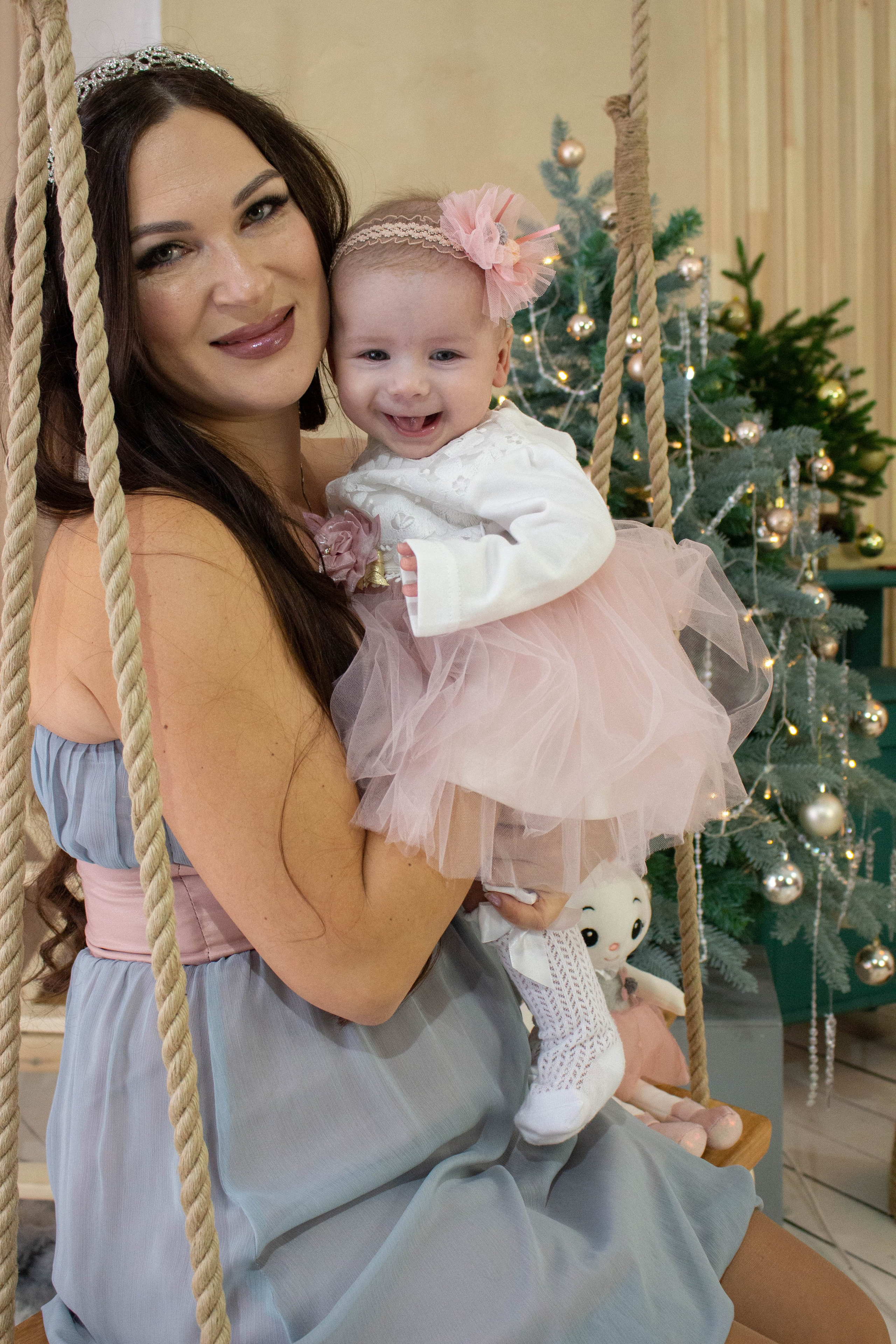 Новогодняя фотосессия Марии и Александра. Фотограф новорожденных в Екатеринбурге