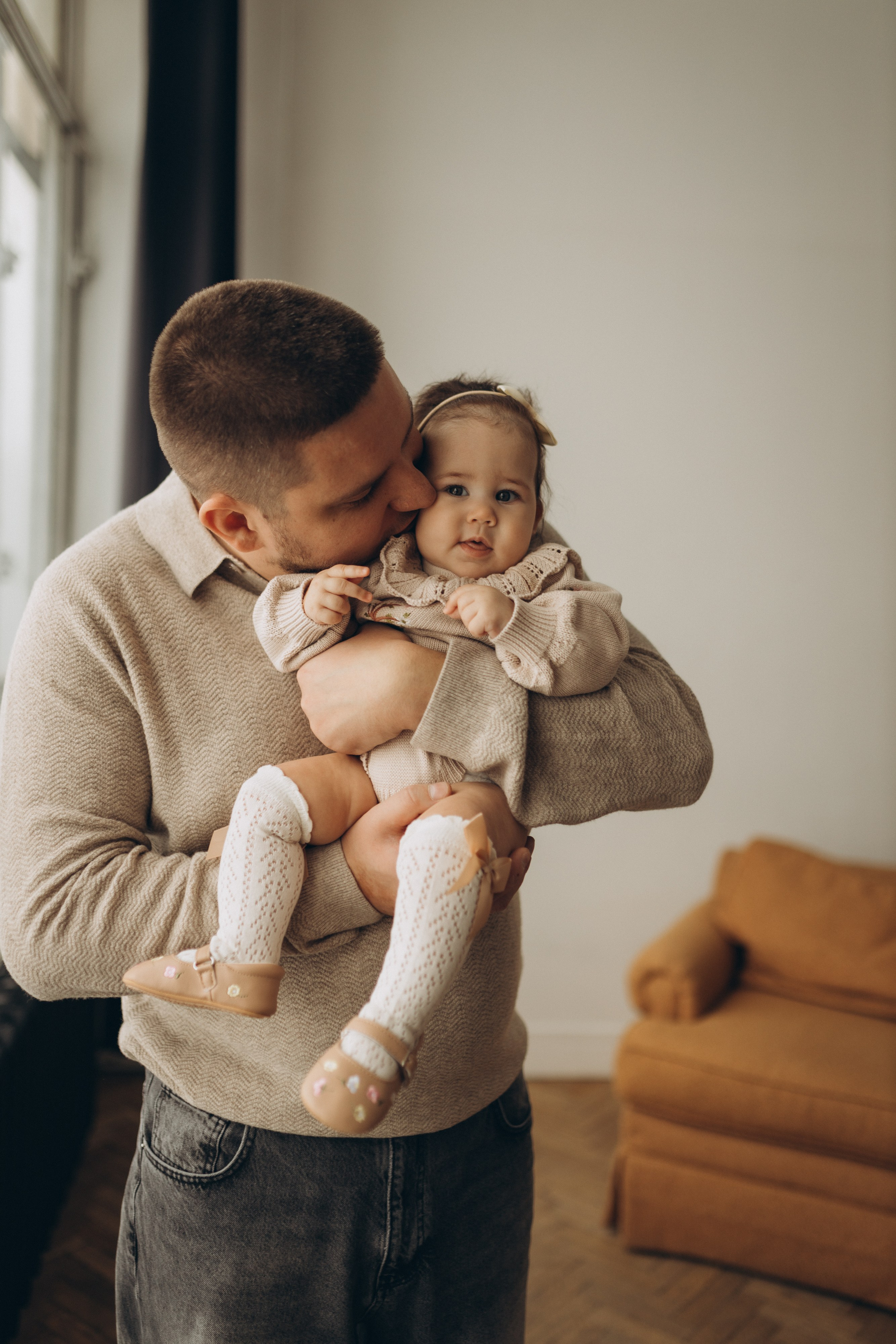 Арина с мамой и папой. Семейный фотограф Мария Маркова Москва и Одинцово
