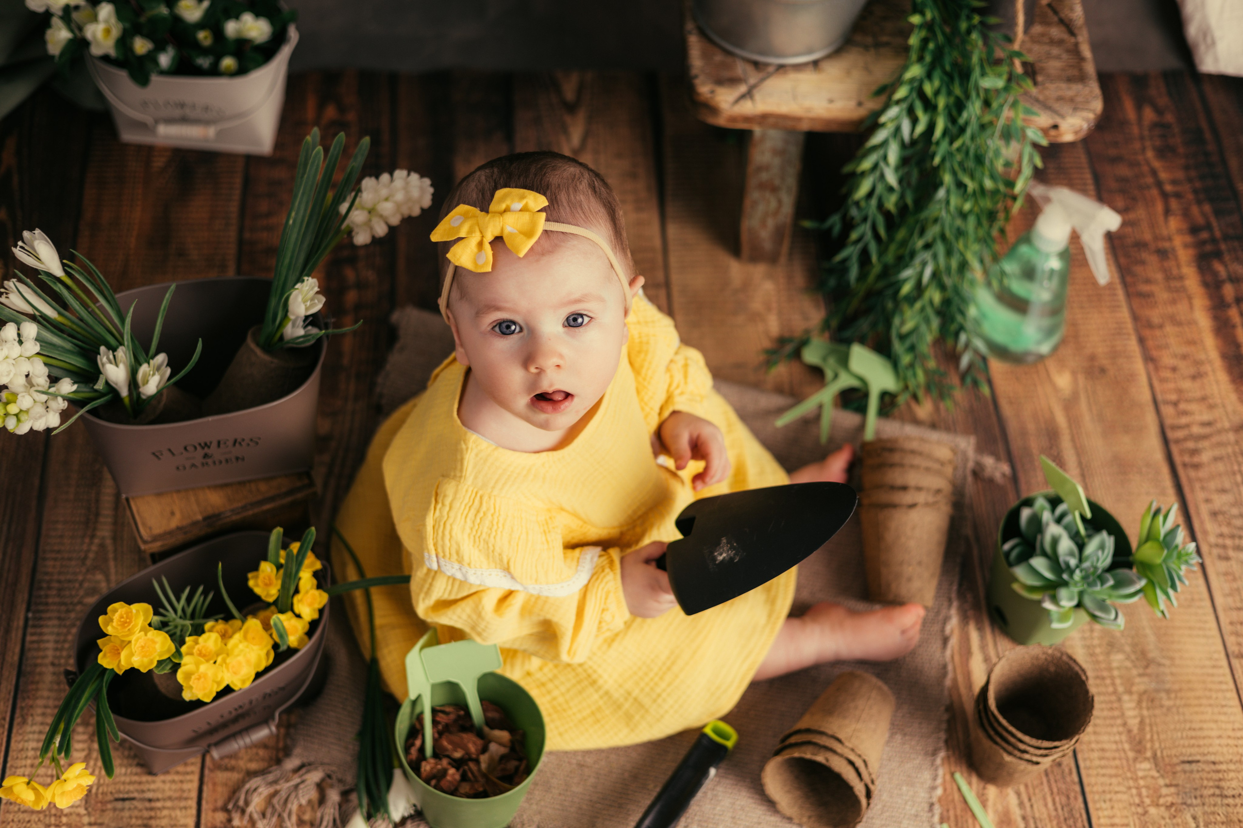 Цветочница. Фотограф новорождённых Екатерина Боброва. Ульяновск