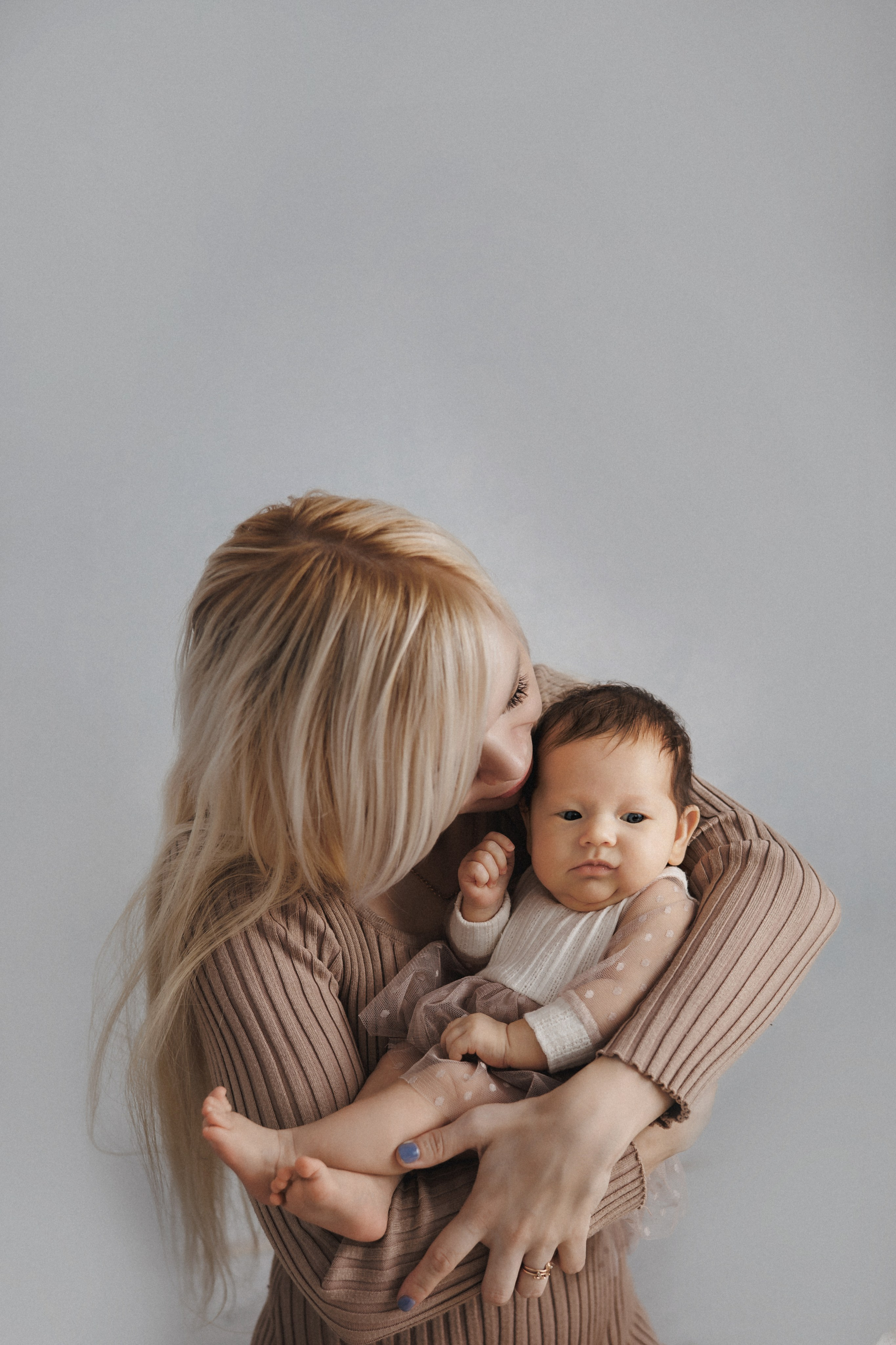 Серафима с мамой, 2 месяца. Фотограф новорождённых Екатерина Боброва. Ульяновск