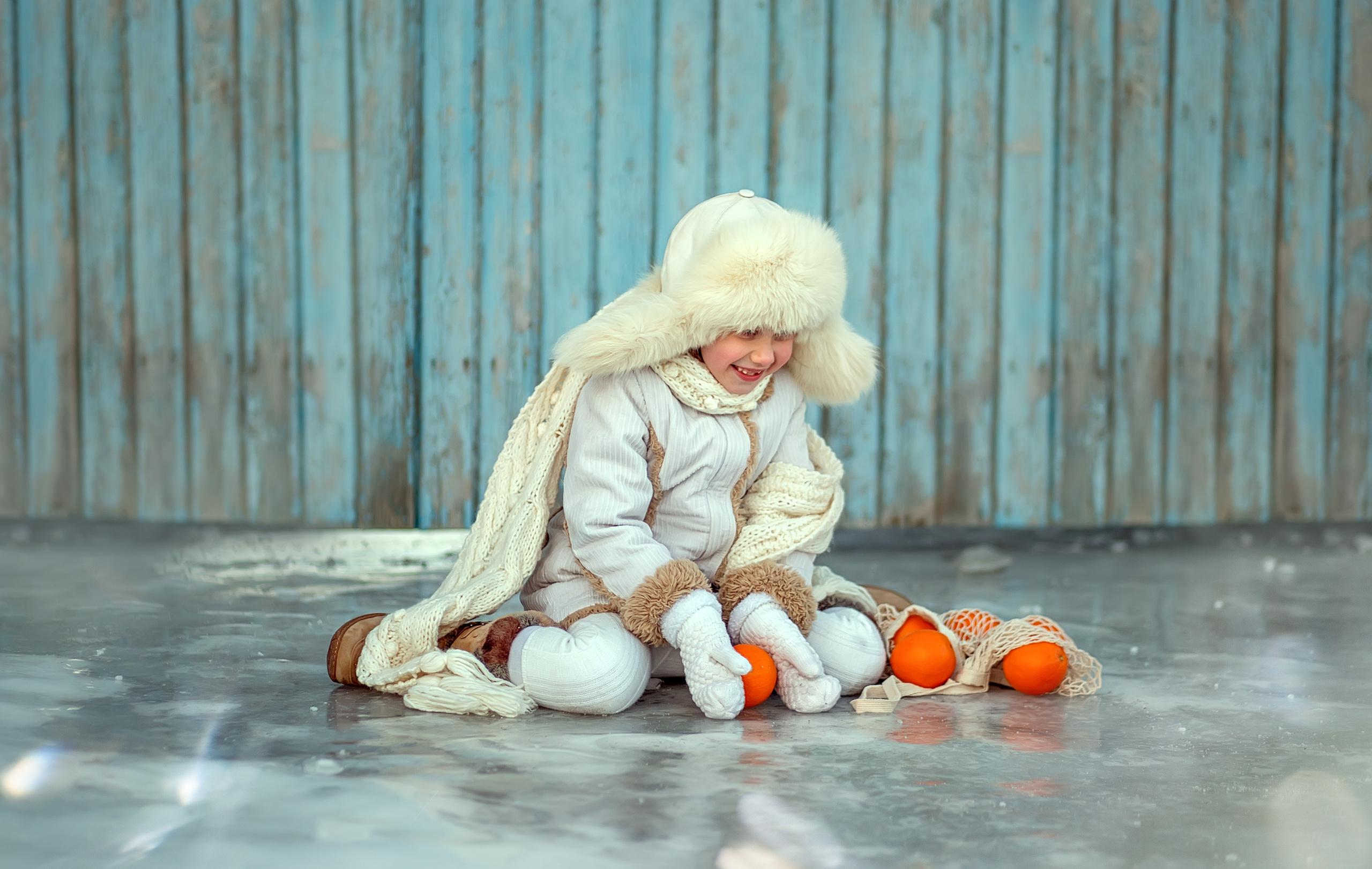 Варенька и зимние апельсины. Фотограф в Оренбурге Чопорова Тамара