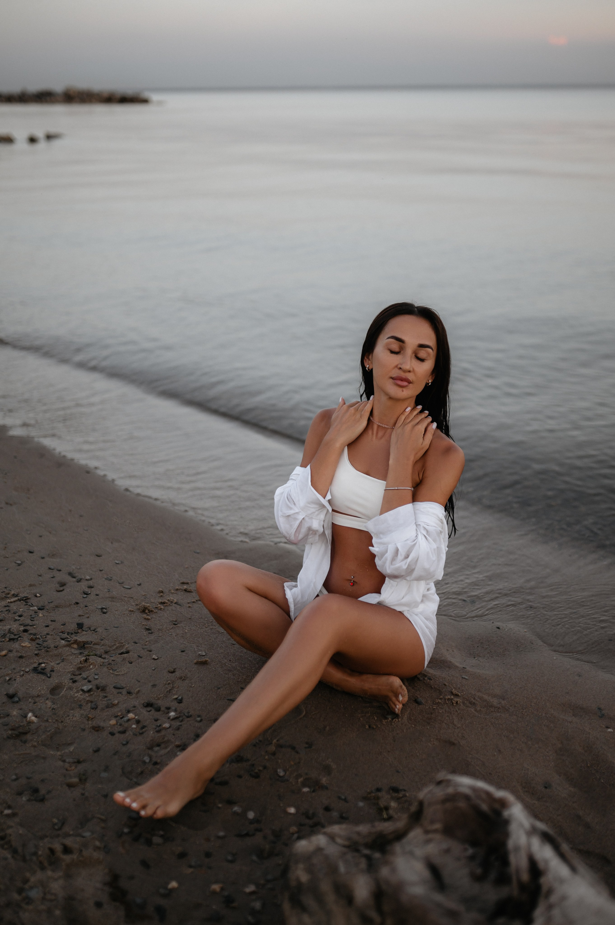 Закат на пляже. Главная