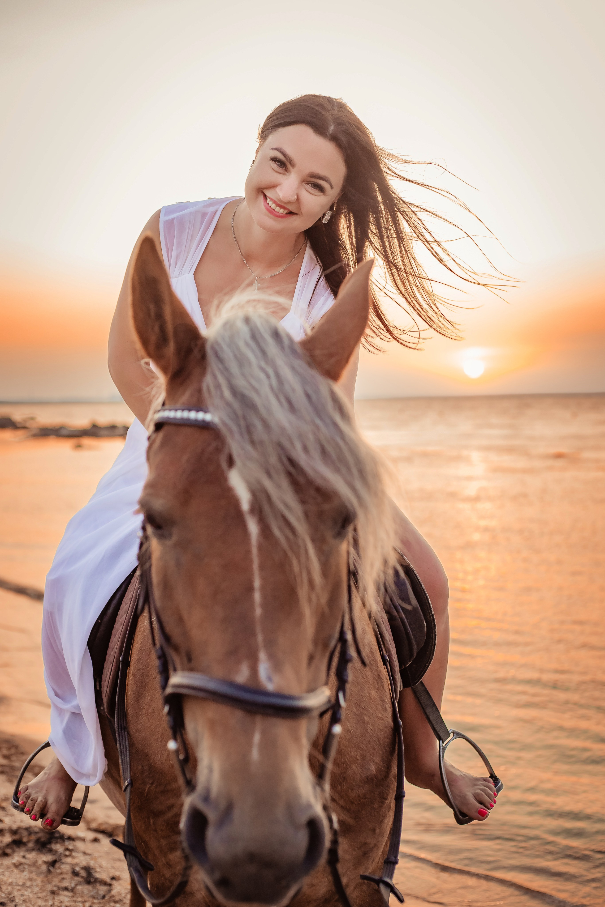 Фотосессия на море с лошадью. Фотограф в Феодосии Наталья Булгакова