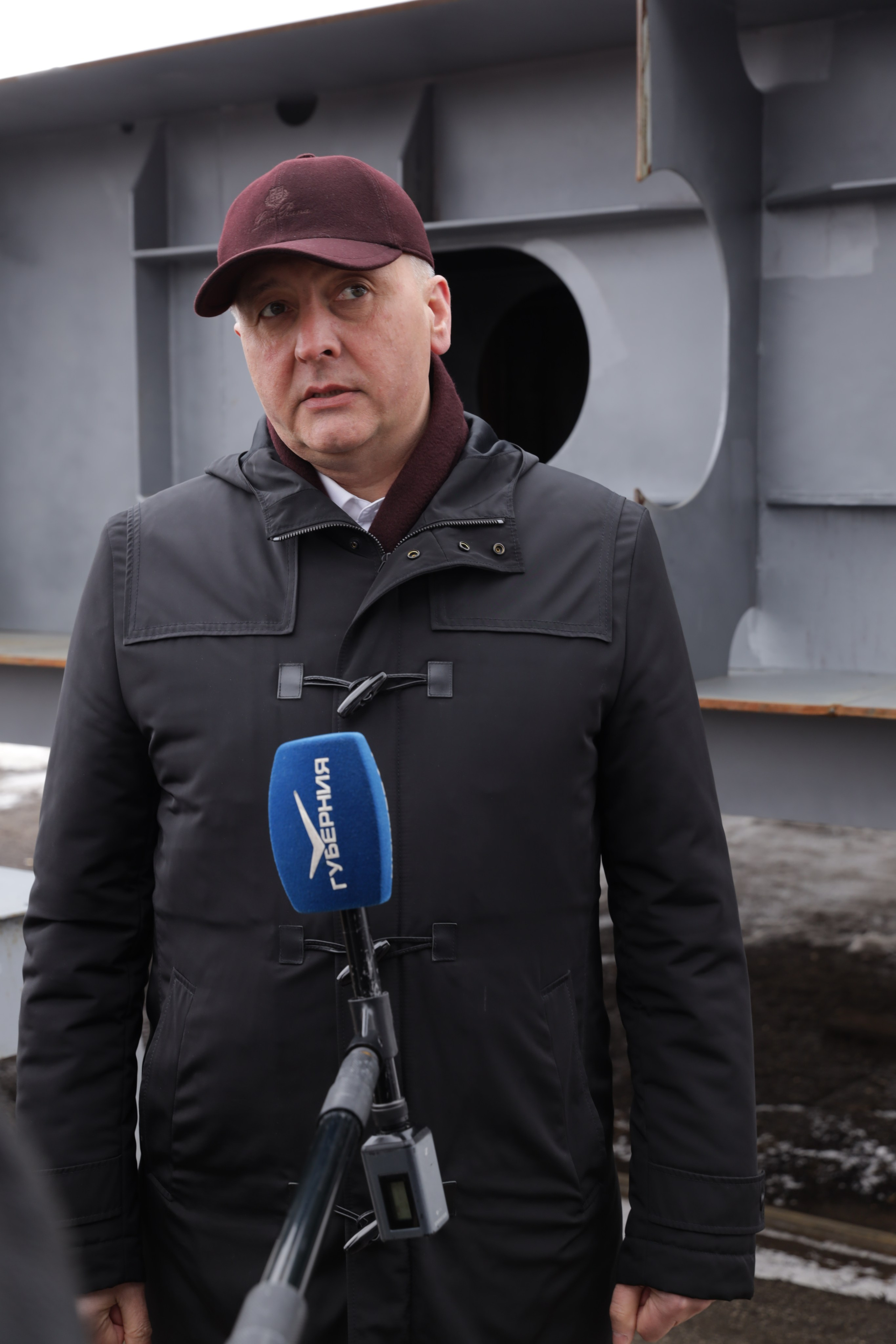 ЗАО нефтефлот Зимние фото + закаладка киля Судна. Фотограф в Самаре Максим Тырин