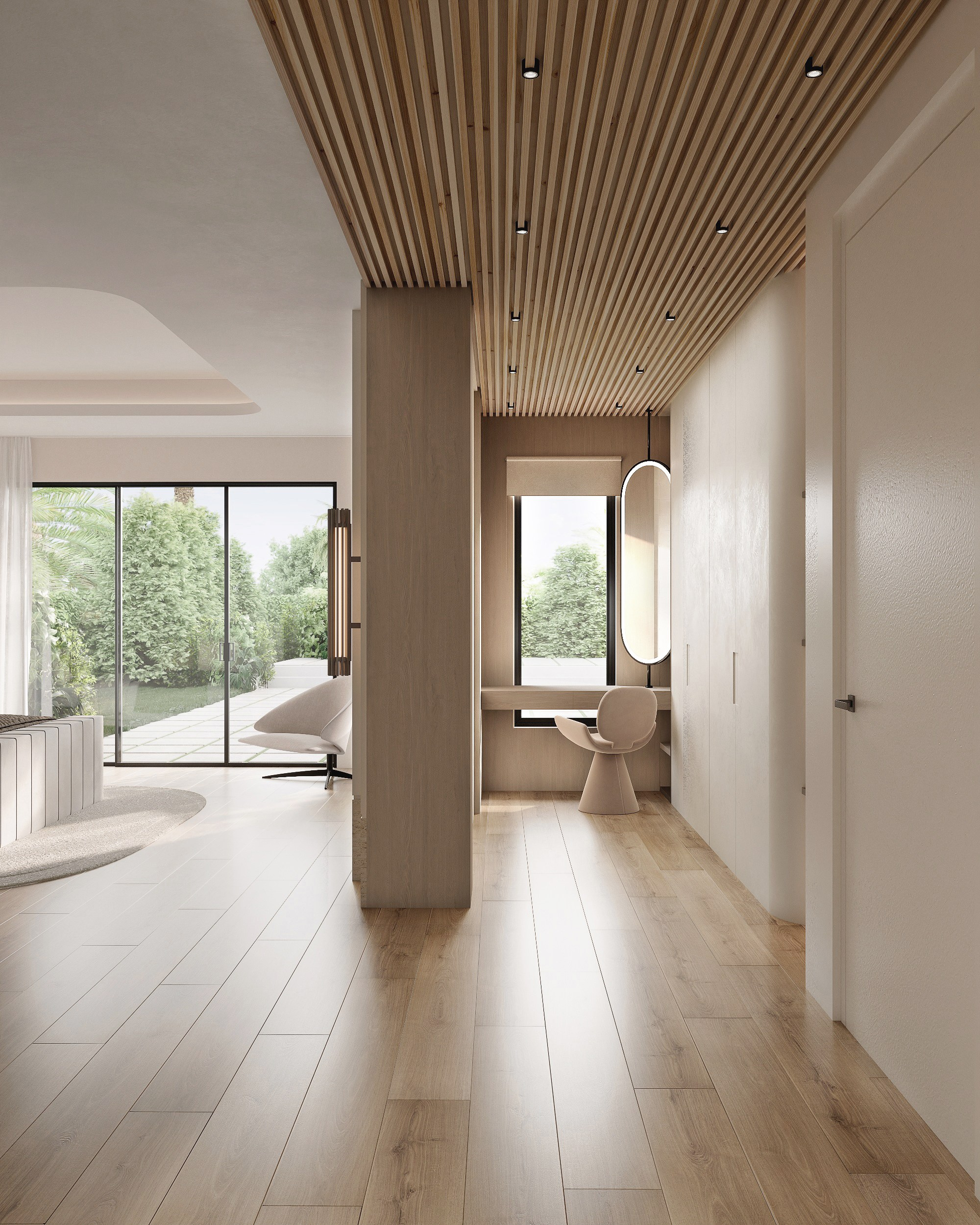 Master bedroom-study/Florida. Solovets visualization