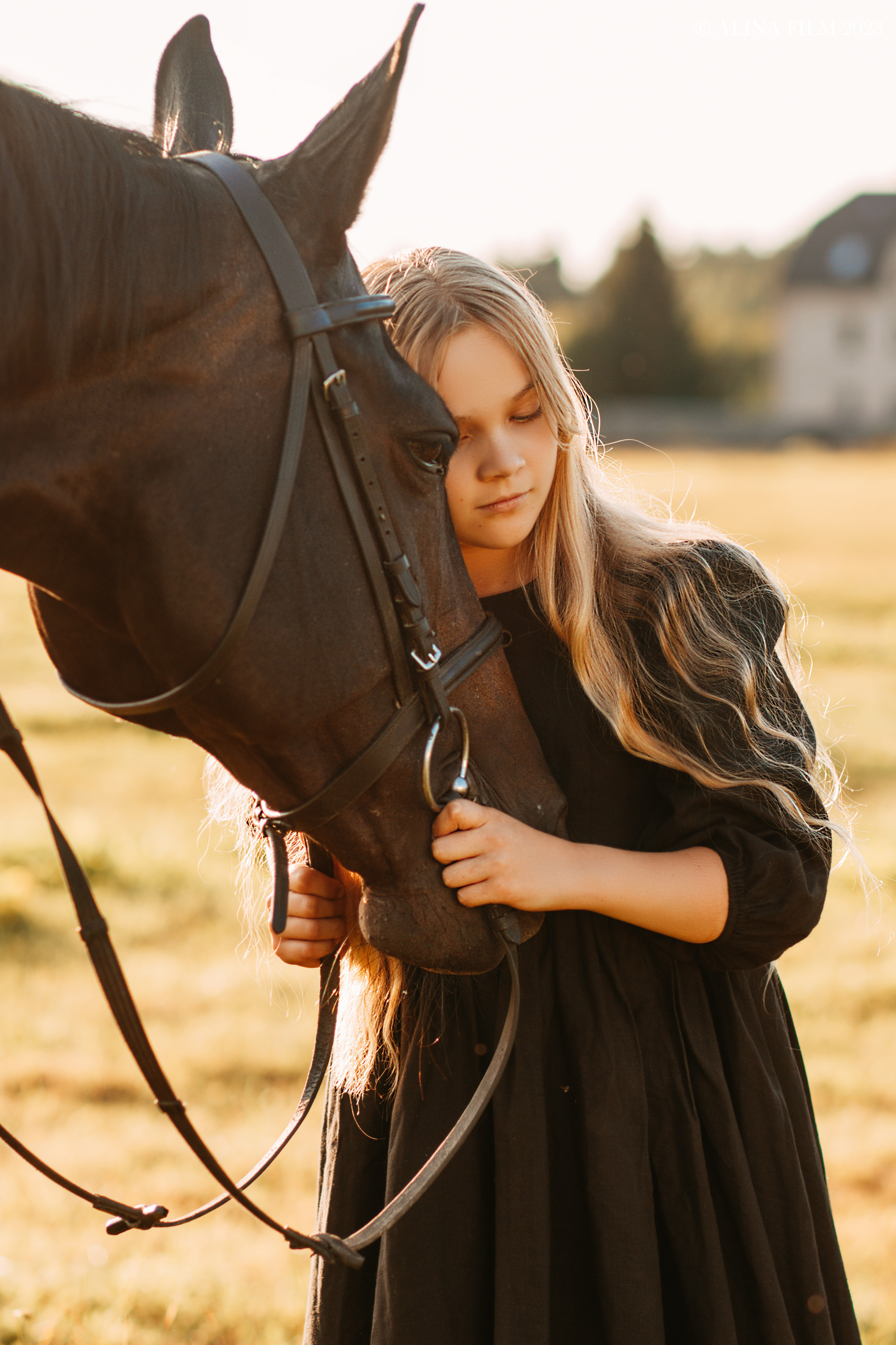 Фотосессия с лошадью. Фотограф в Санкт-Петербурге Alina Film