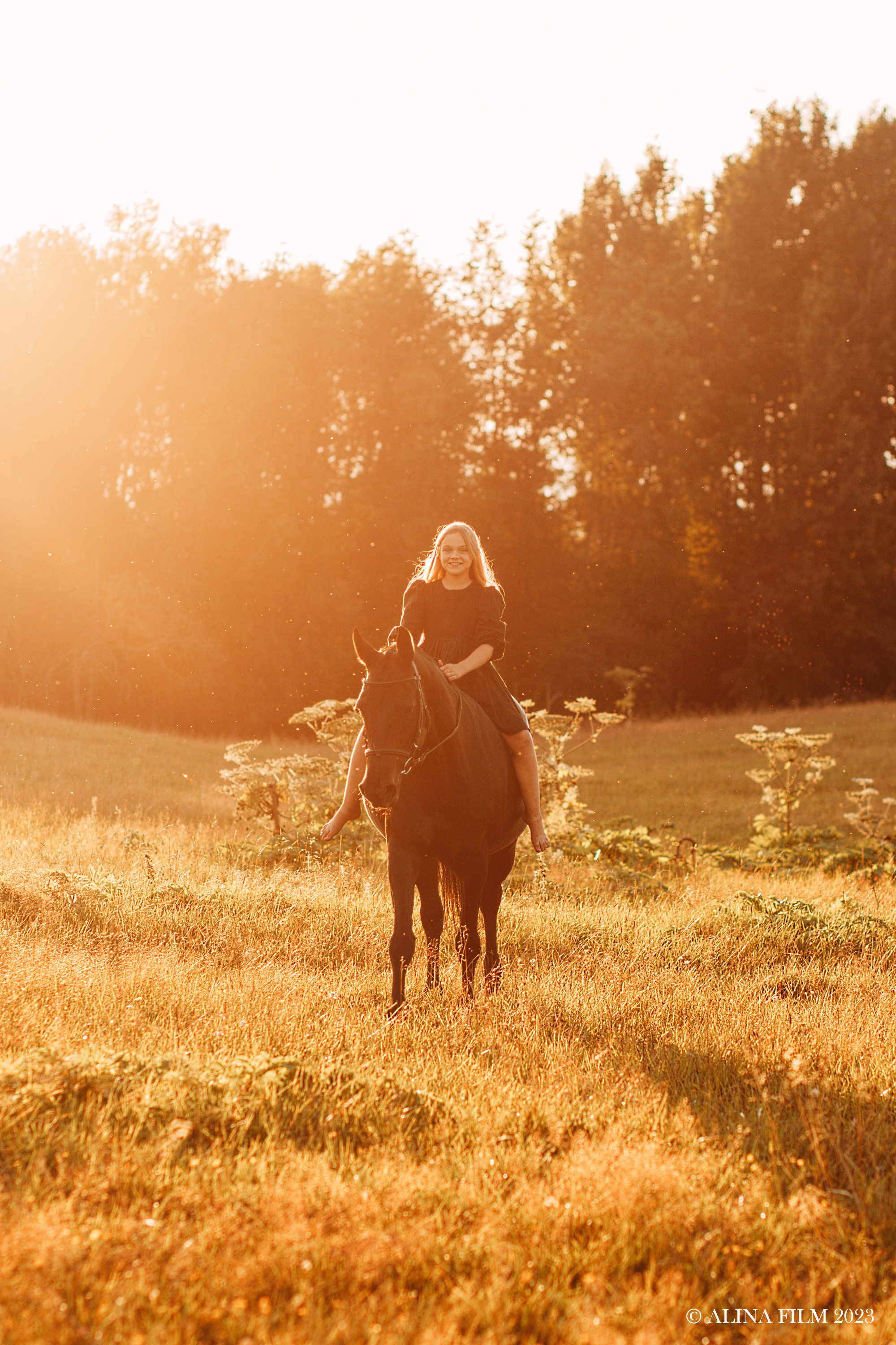 Фотосессия с лошадью. Фотограф в Санкт-Петербурге Alina Film