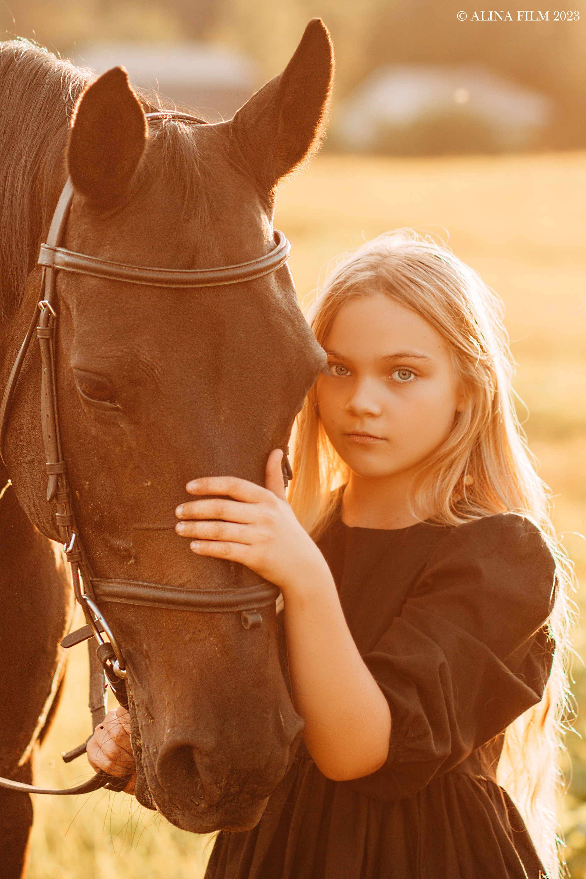 Фотосессия с лошадью. Фотограф в Санкт-Петербурге Alina Film