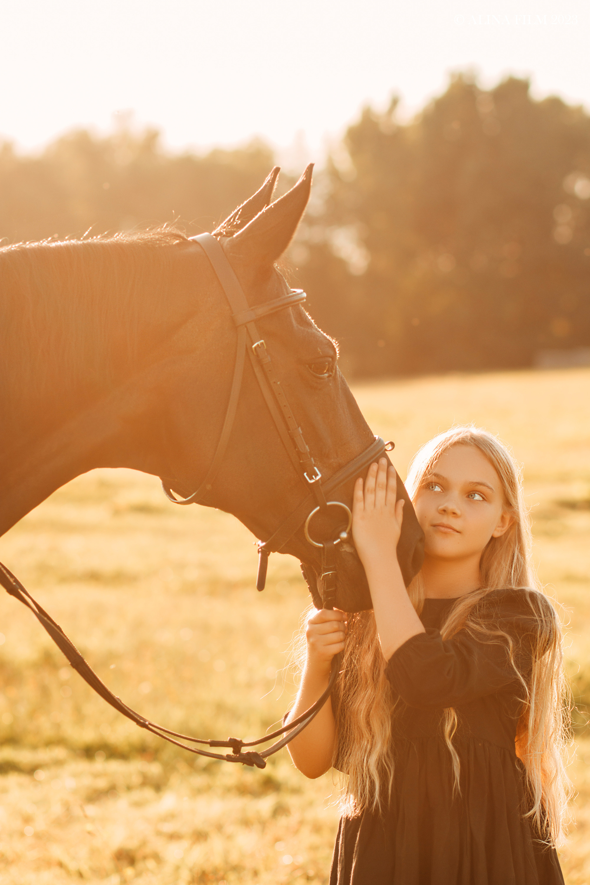 Фотосессия с лошадью. Фотограф в Санкт-Петербурге Alina Film