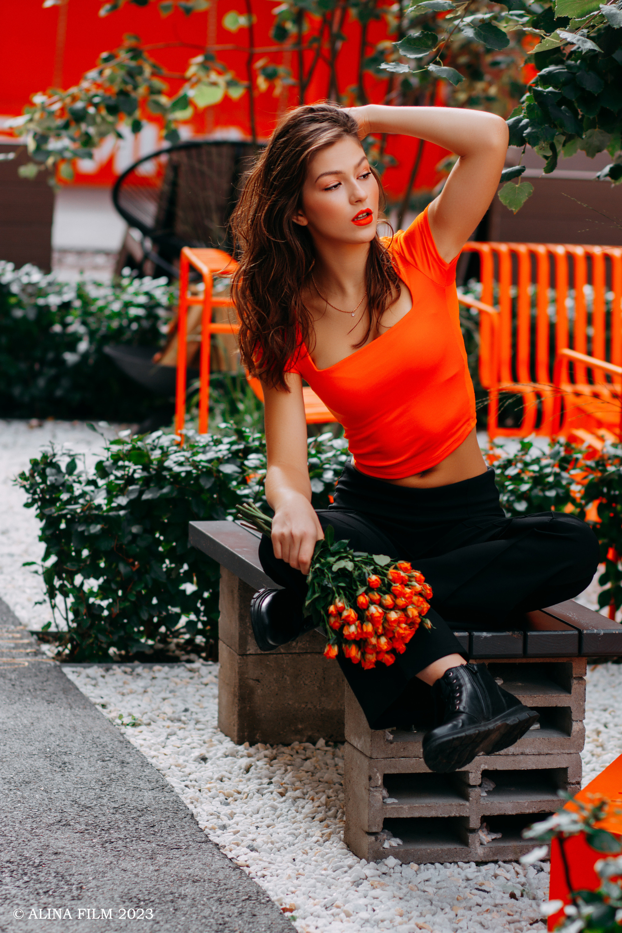 Оранжевое настроение. Фотограф в Санкт-Петербурге Alina Film