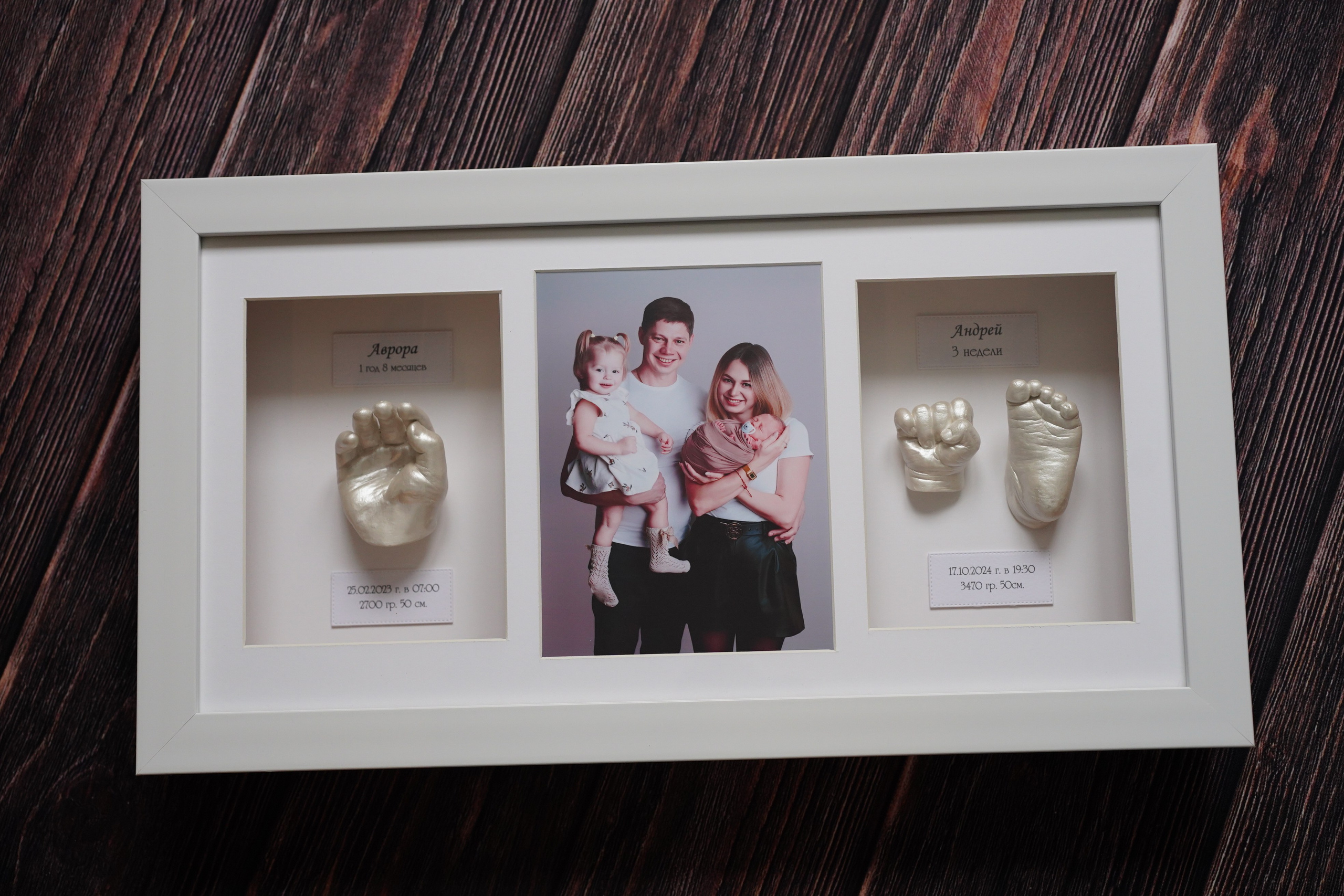 Слепки ручек и ножек новорожденного — подарок для родителей в Нижнем Новгороде