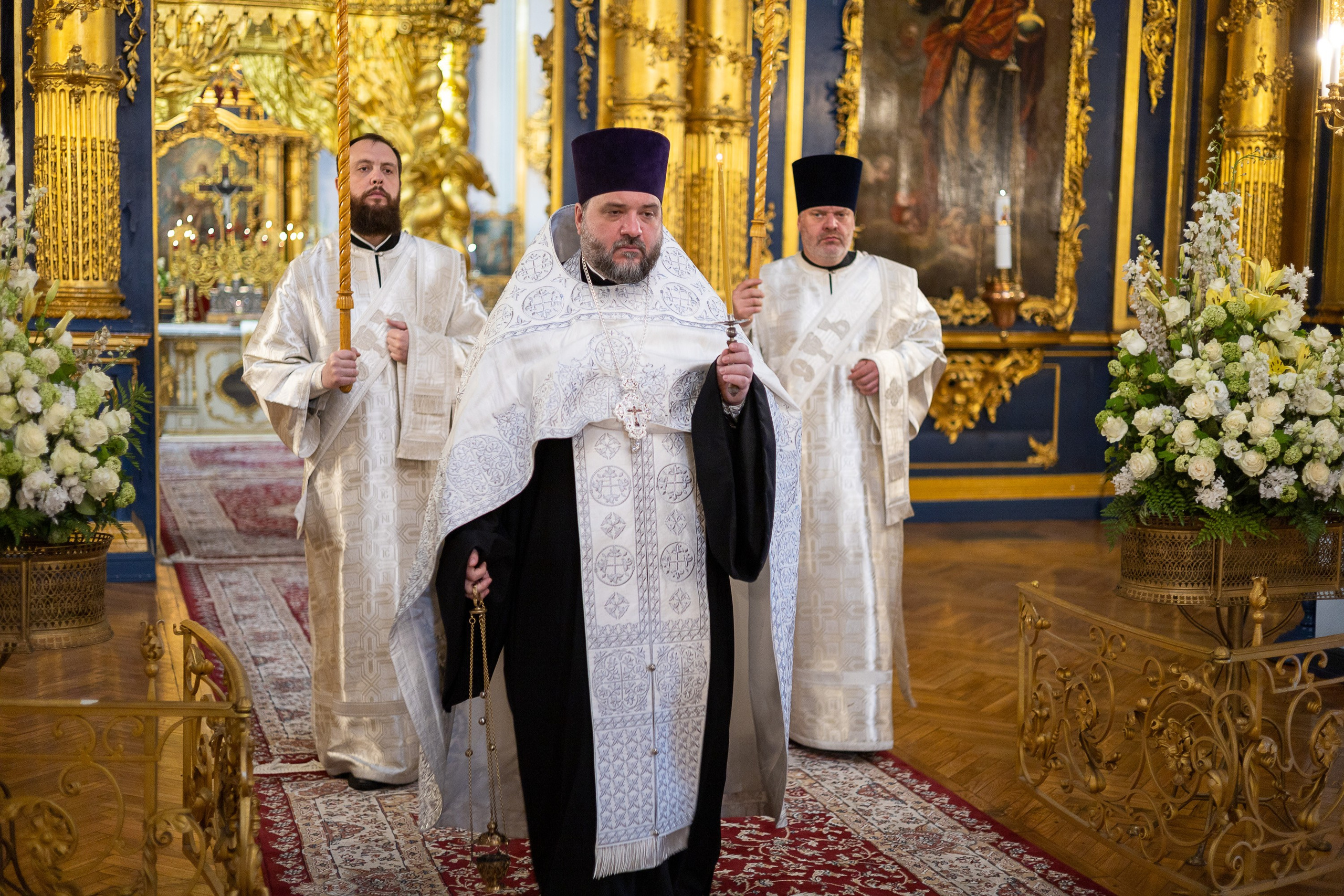 ВСЕНОЩНОЕ БДЕНИЕ В КАНУН ПРАЗДНИКА ВОЗНЕСЕНИЯ ГОСПОДНЯ. НИКОЛО-БОГОЯВЛЕНСКИЙ МОРСКОЙ СОБОР