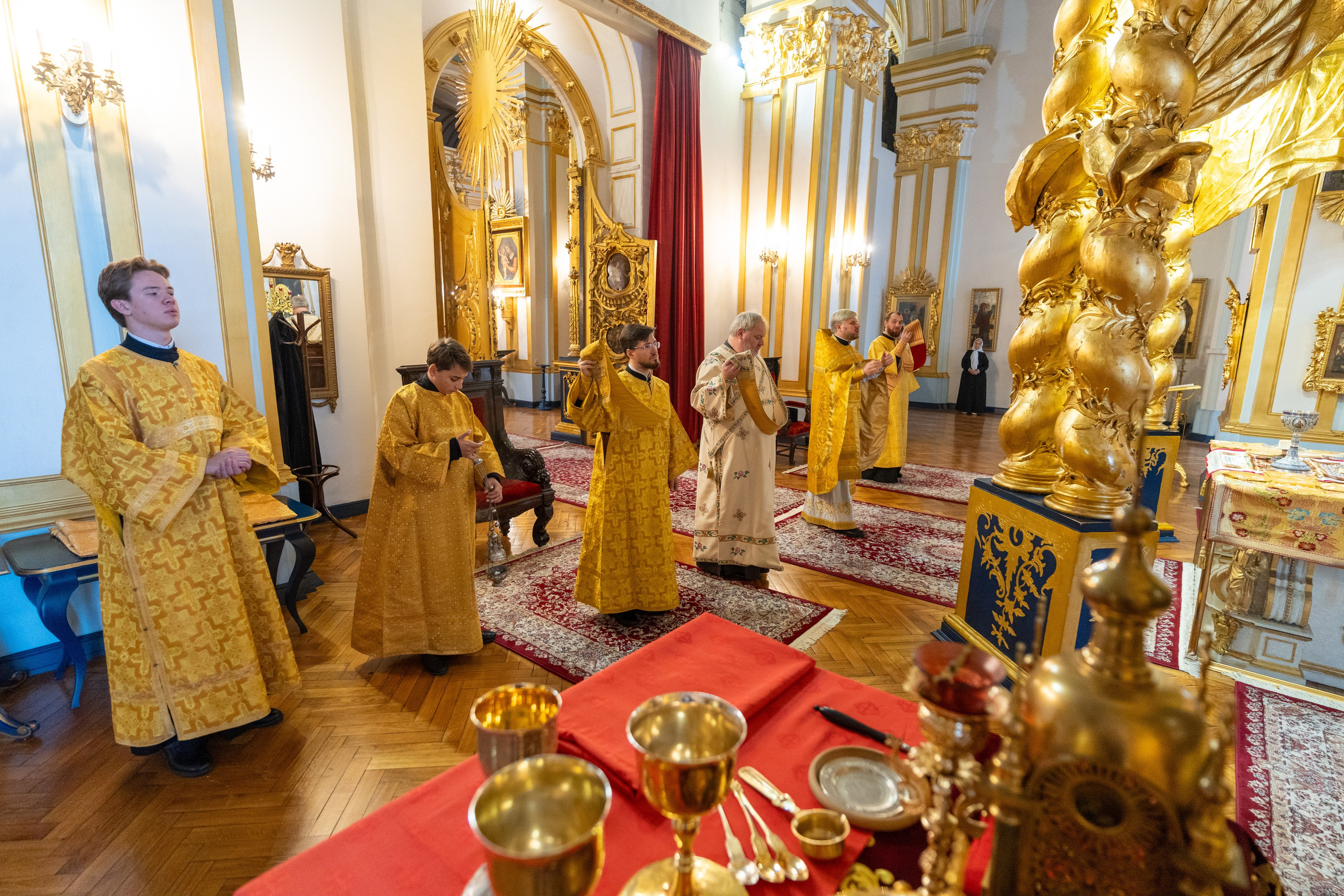 Неделя 19-я по Пятидесятнице. Прпп. схимонаха Кирилла и схимонахини Марии, родителей прп. Сергия Радонежского. НИКОЛО-БОГОЯВЛЕНСКИЙ МОРСКОЙ СОБОР