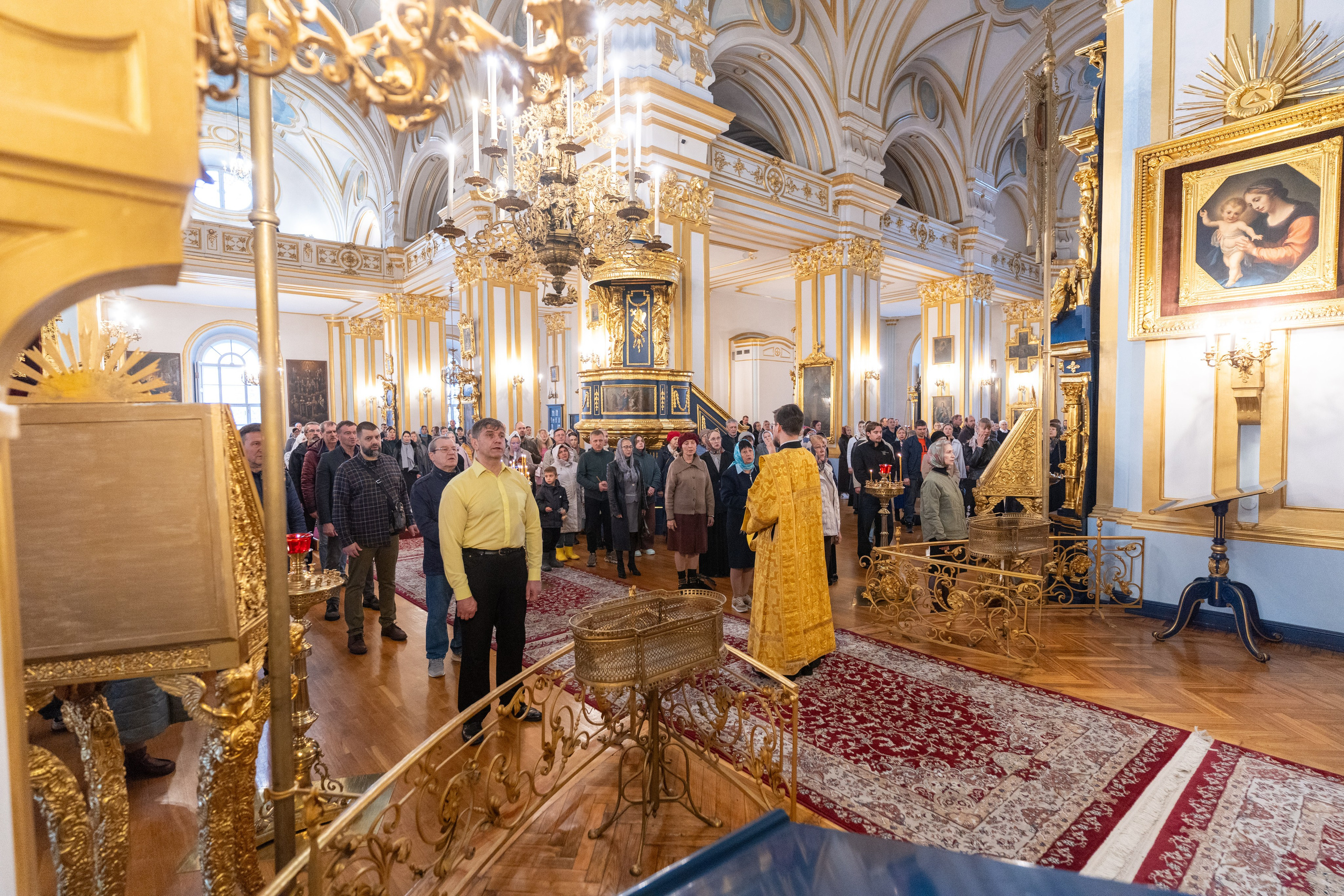 Неделя 19-я по Пятидесятнице. Прпп. схимонаха Кирилла и схимонахини Марии, родителей прп. Сергия Радонежского. НИКОЛО-БОГОЯВЛЕНСКИЙ МОРСКОЙ СОБОР