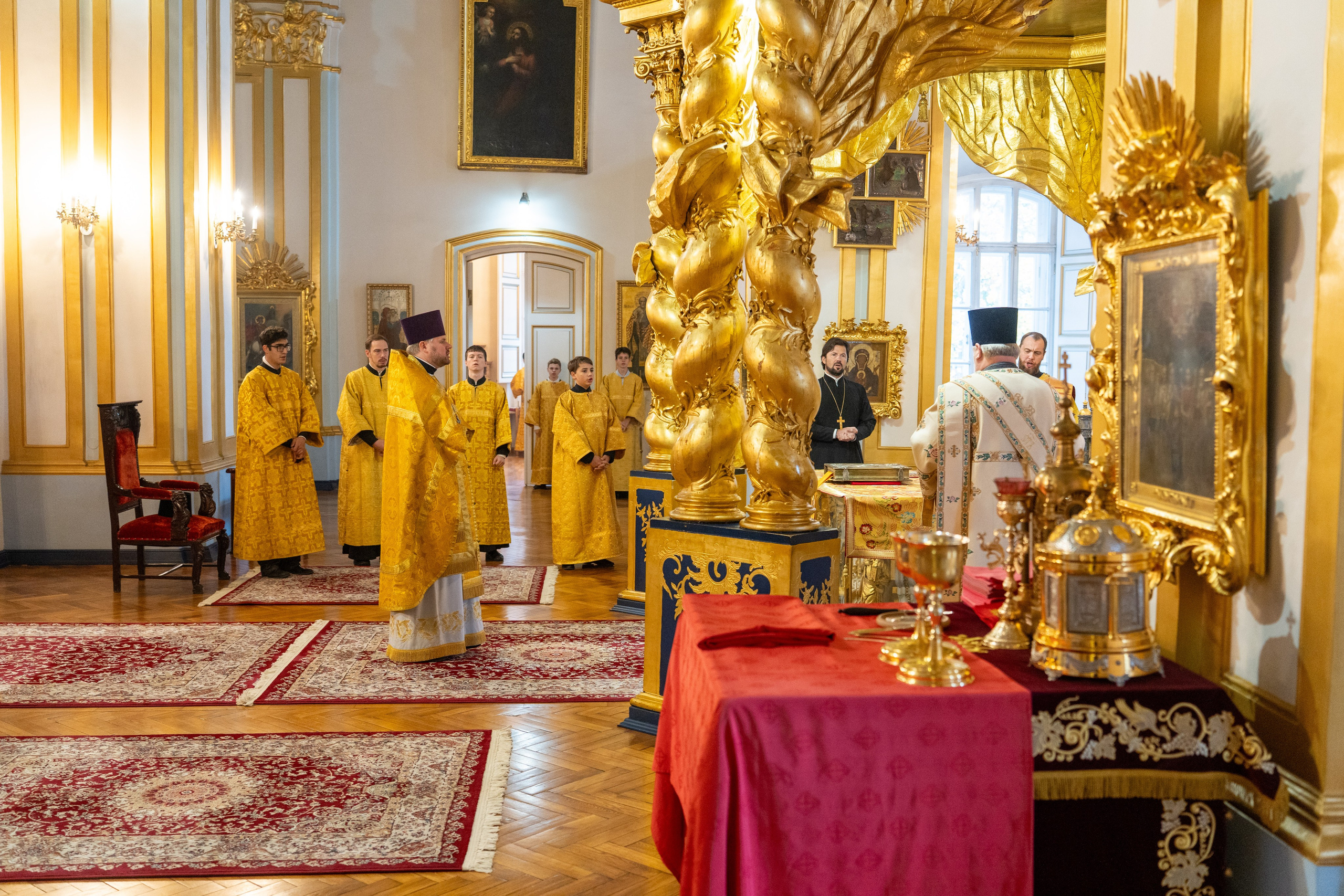 Неделя 19-я по Пятидесятнице. Прпп. схимонаха Кирилла и схимонахини Марии, родителей прп. Сергия Радонежского. НИКОЛО-БОГОЯВЛЕНСКИЙ МОРСКОЙ СОБОР