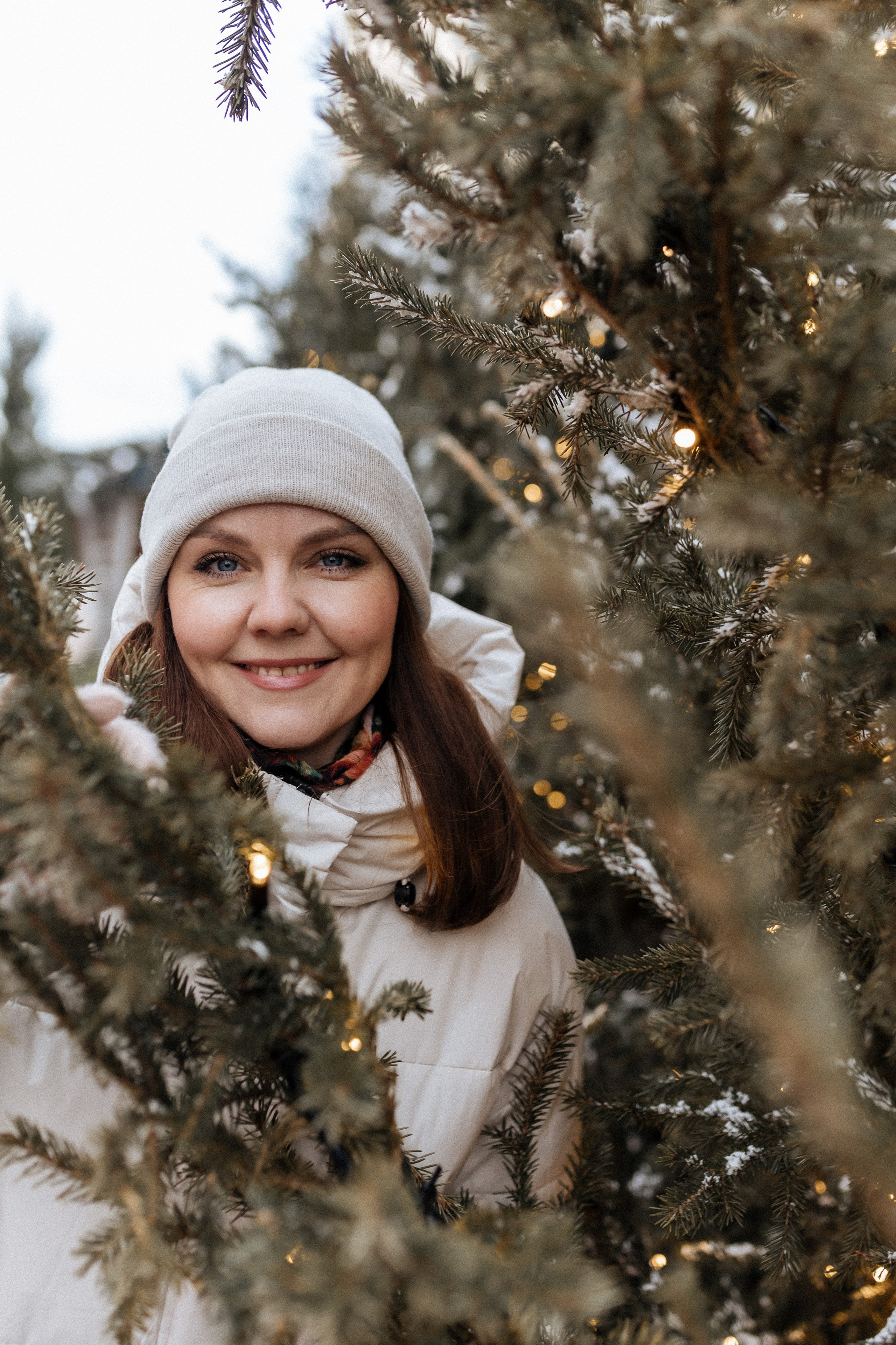 Новогодняя прогулка, ГУМ-ярмарка. Ира и Маша!. Профессиональный фотограф, Москва |Видное Елена Елизарова