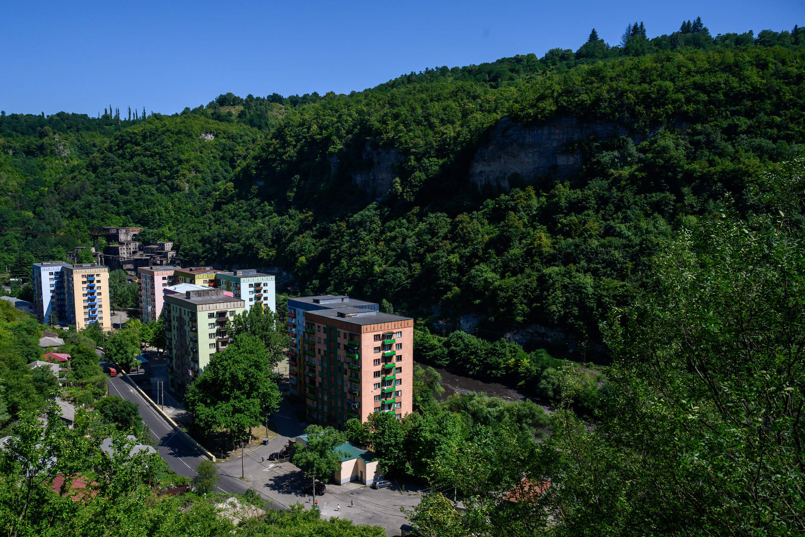 Dimitri Bakhtadze, Chiatura. City view. Dimitri Bakhtadze photographer