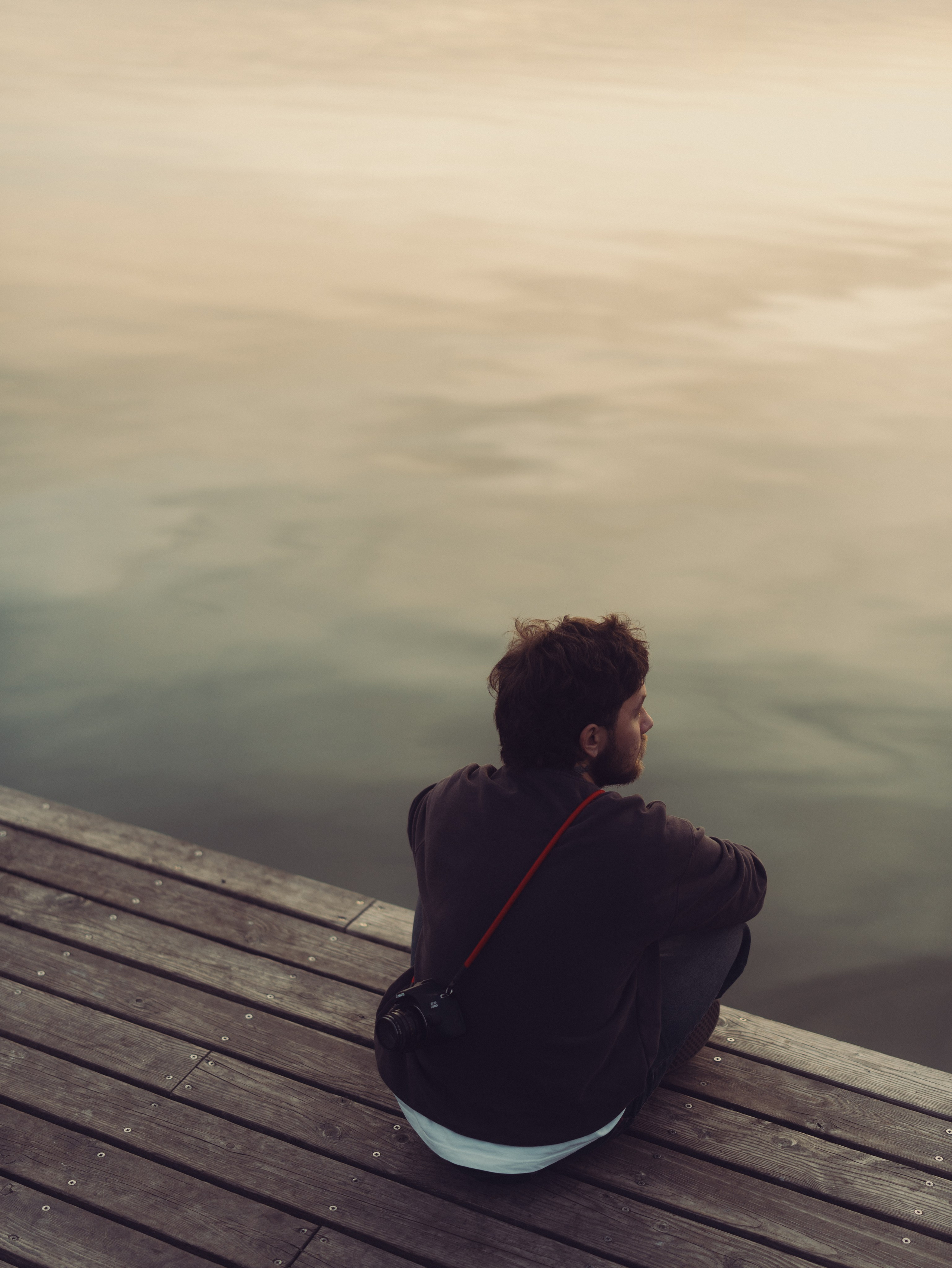 Men's photo shoot on Lake Kaban in Kazan with Eric