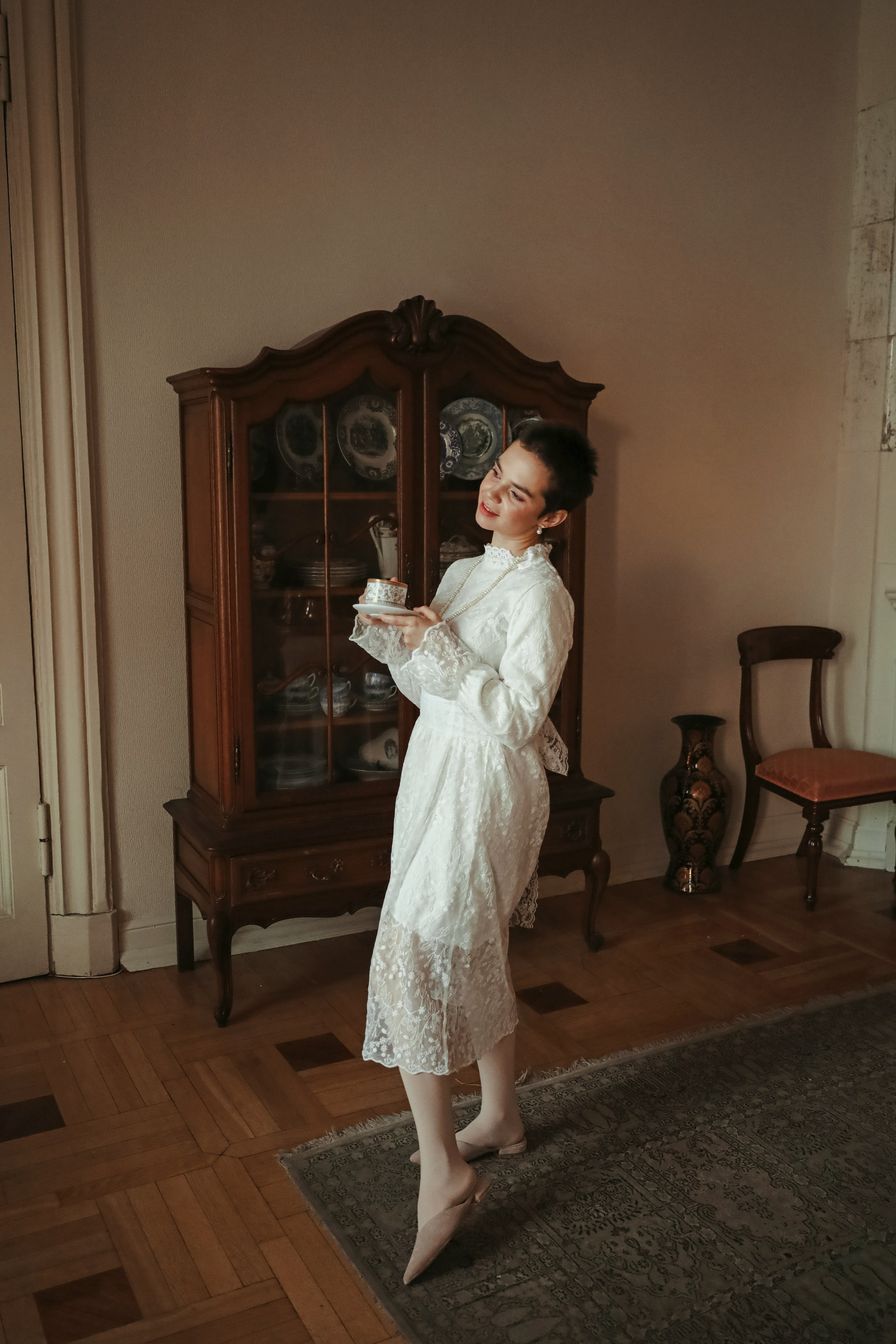 Актриса в особняке. Фотограф Химки Анна Татарских