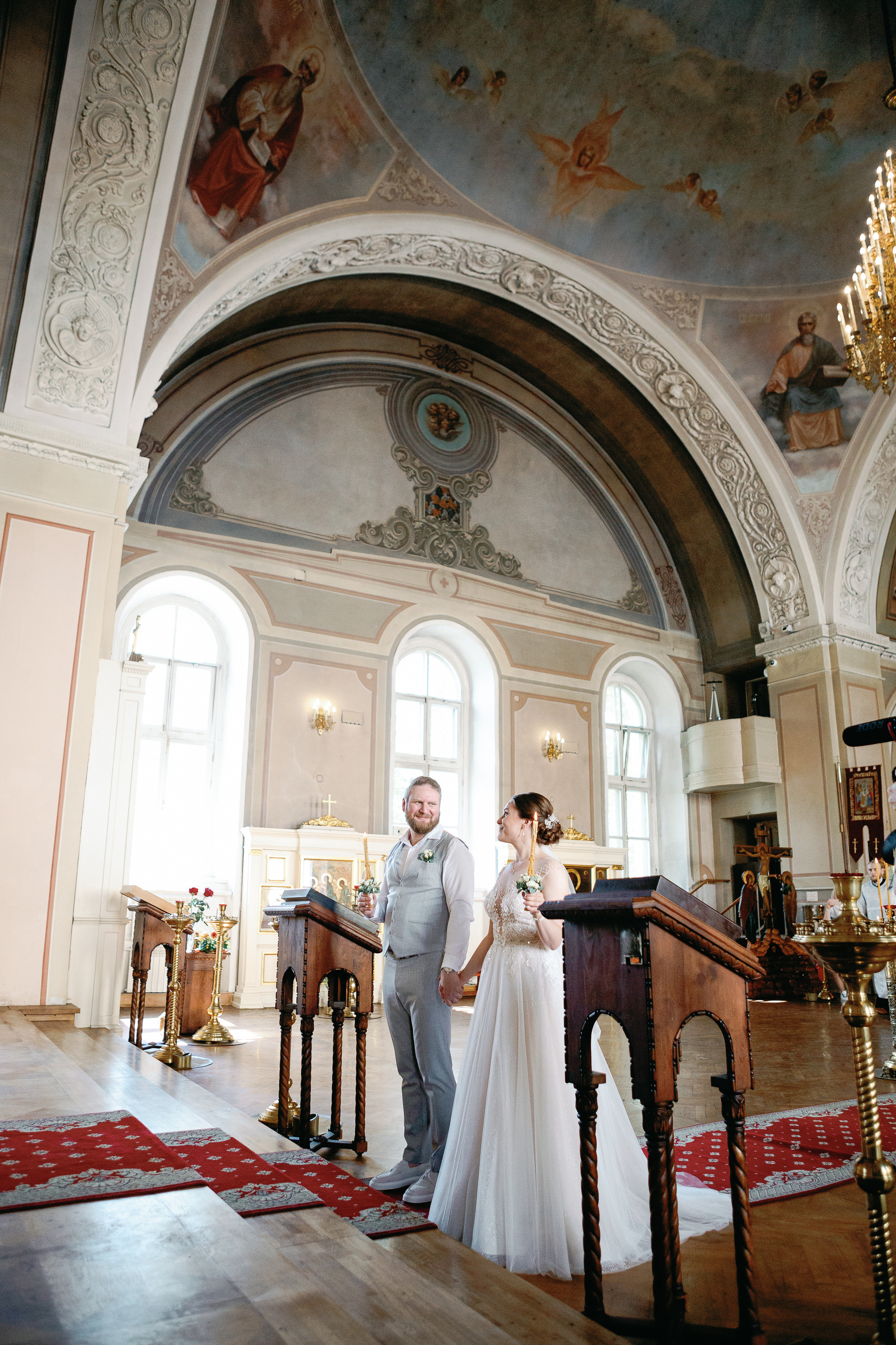 Красивое венчание в храме. Фотосъемка Венчания.