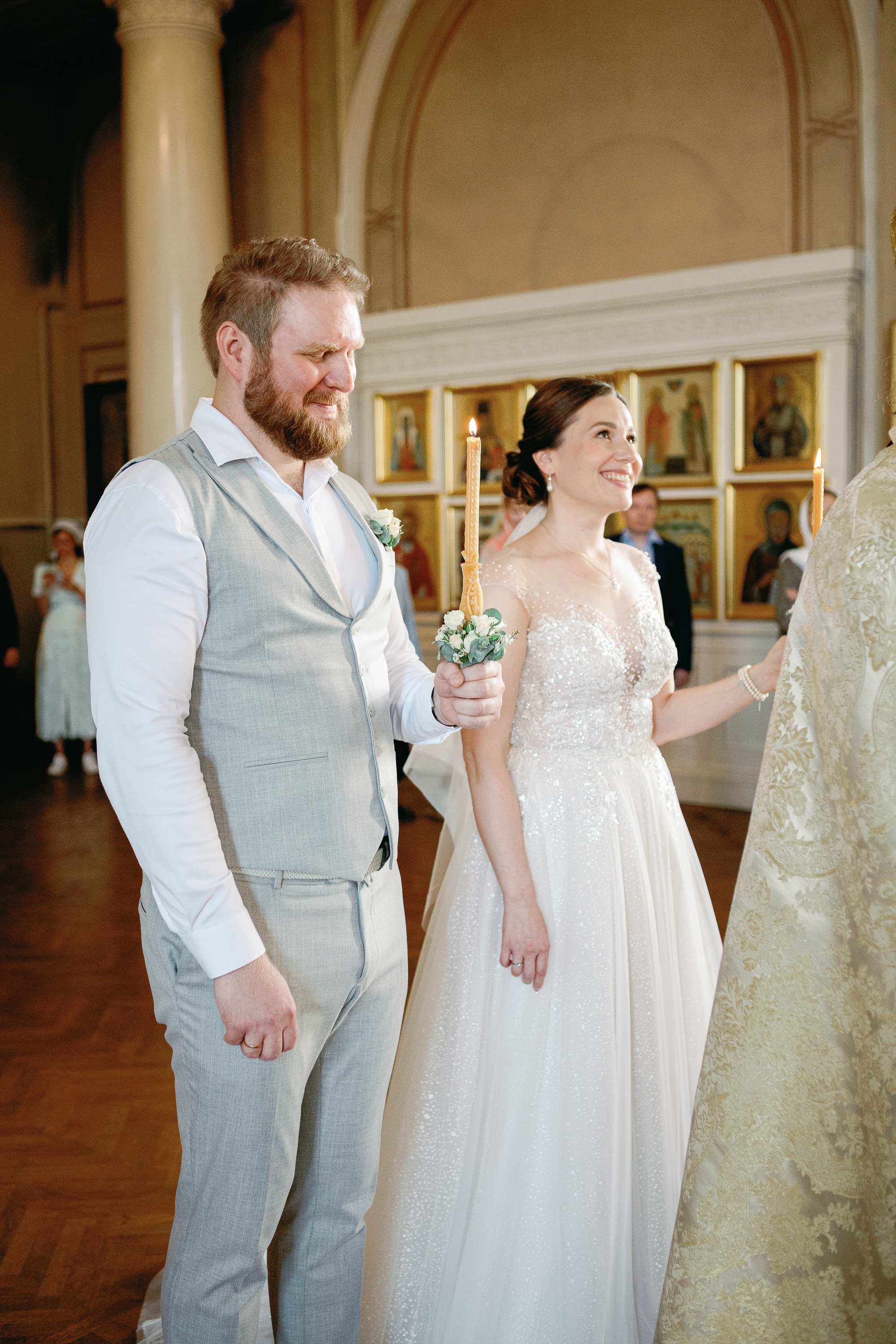 Красивое венчание в храме. Фотосъемка Венчания.