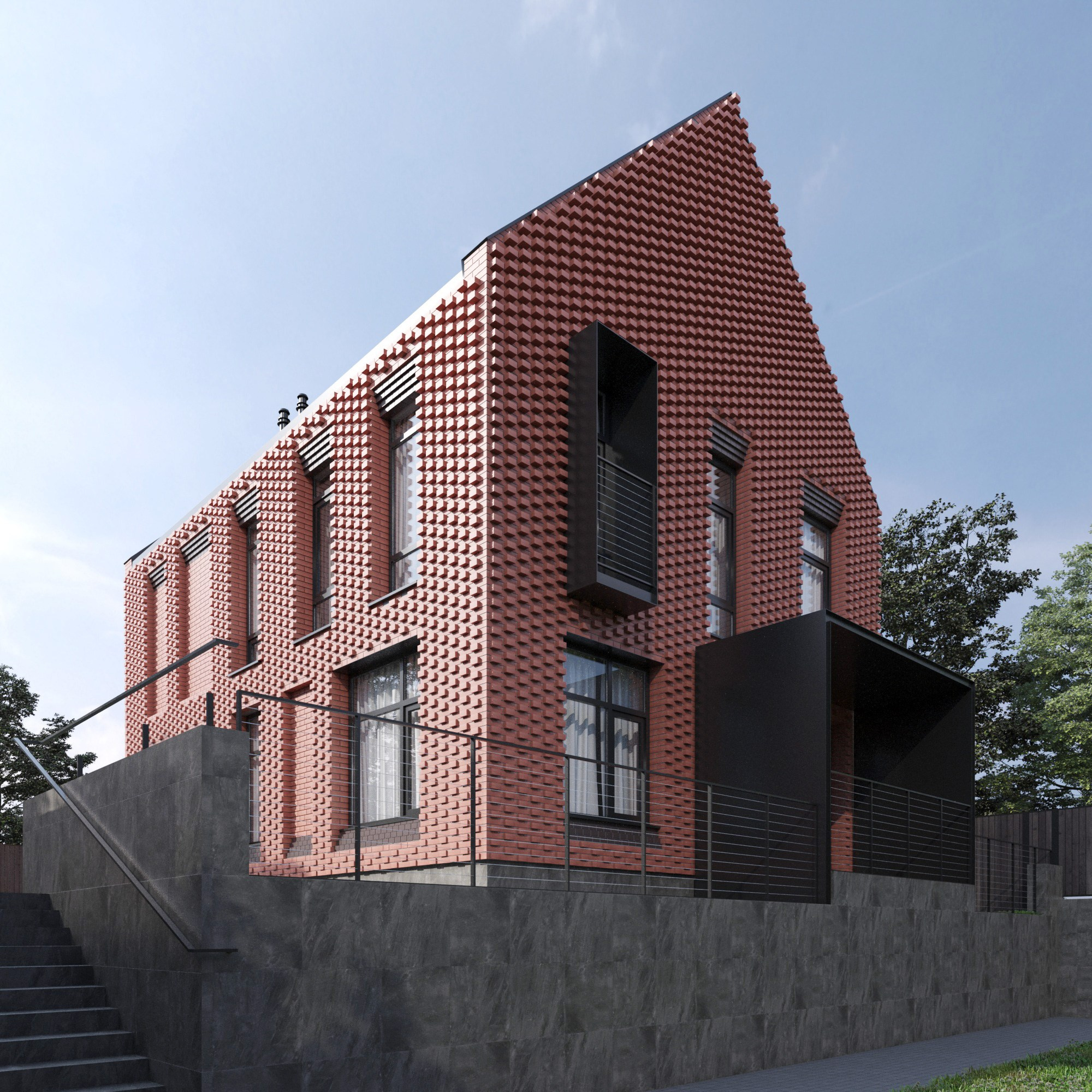 Brick_house. SAAS Селиванов Алексей Архитектурная Студия