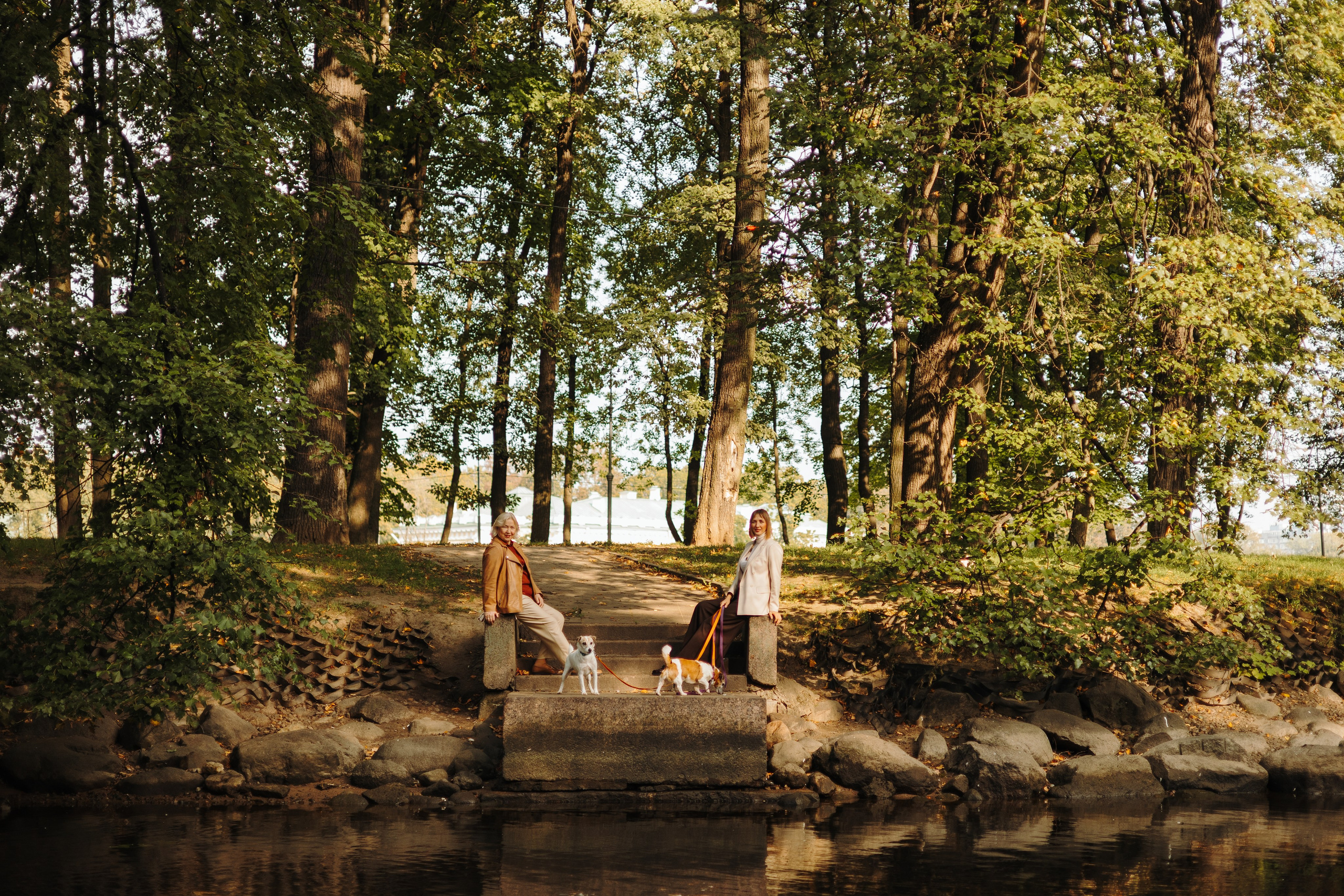 Ольга и Елена, Баркли и Шерлок. Фотограф животных Евгения Верцинская