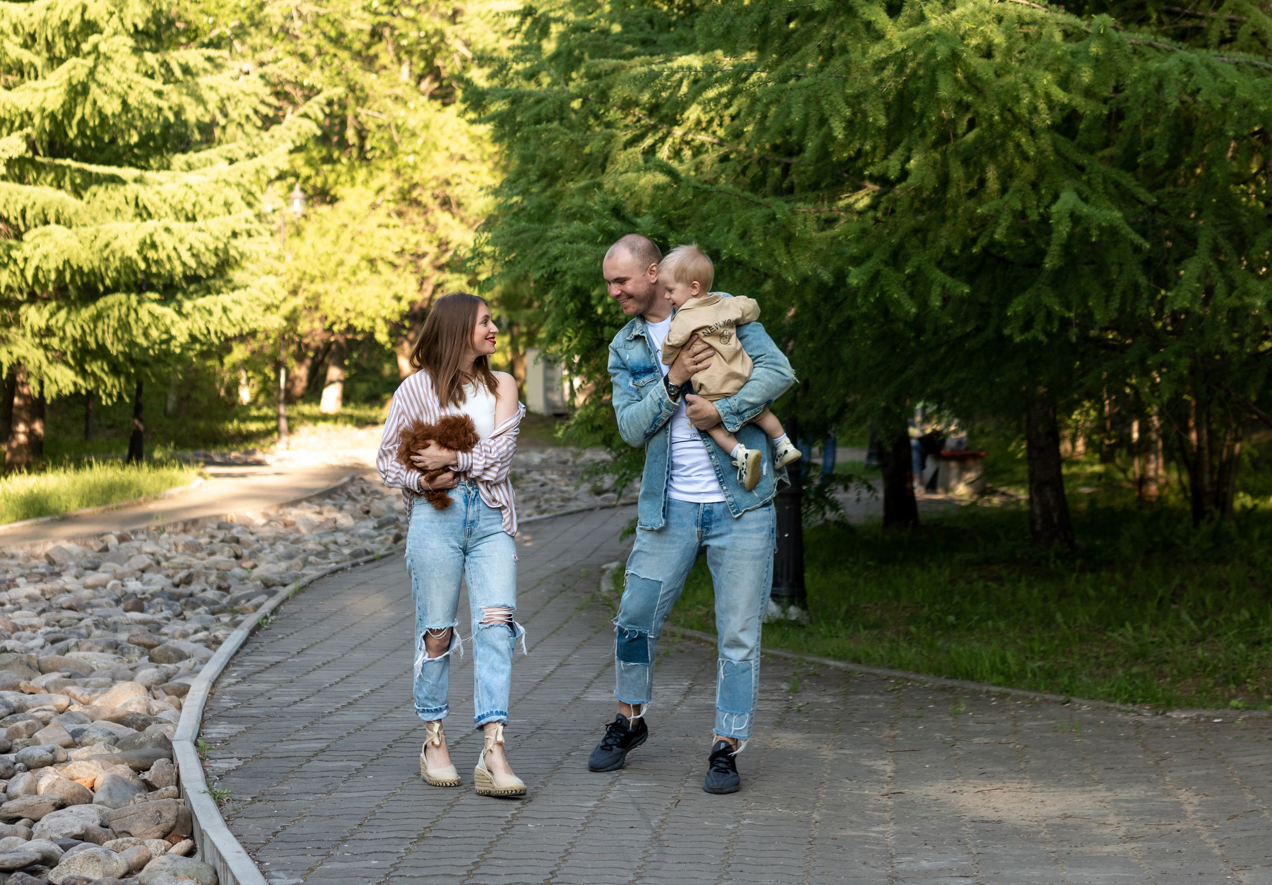 Семейная прогулка в парке «Северный». Семейный и детский фотограф в Хабаровске Алевтина Проскурякова