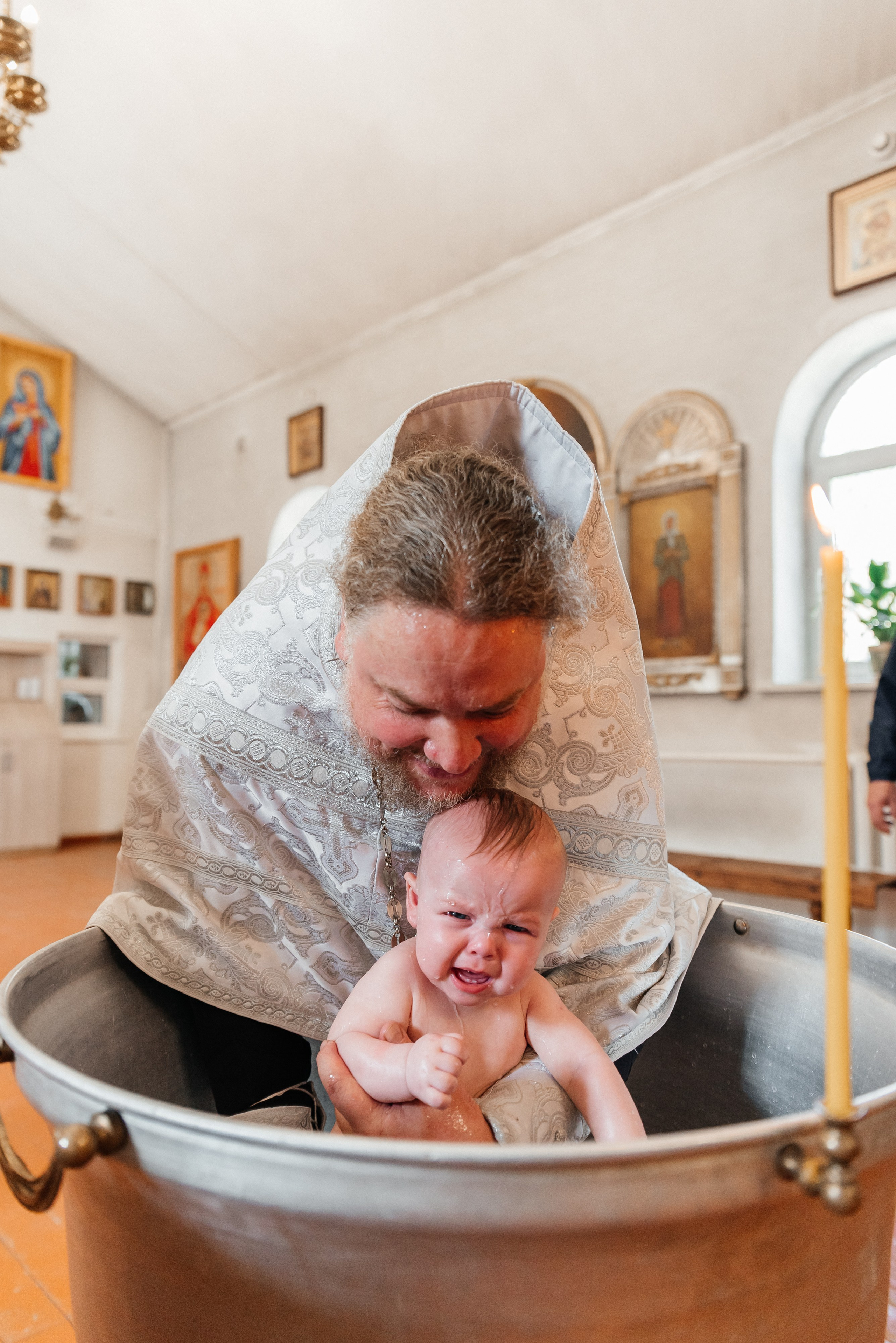 Крещение Тимура. Семейная фото и видеосъёмка. Брянск